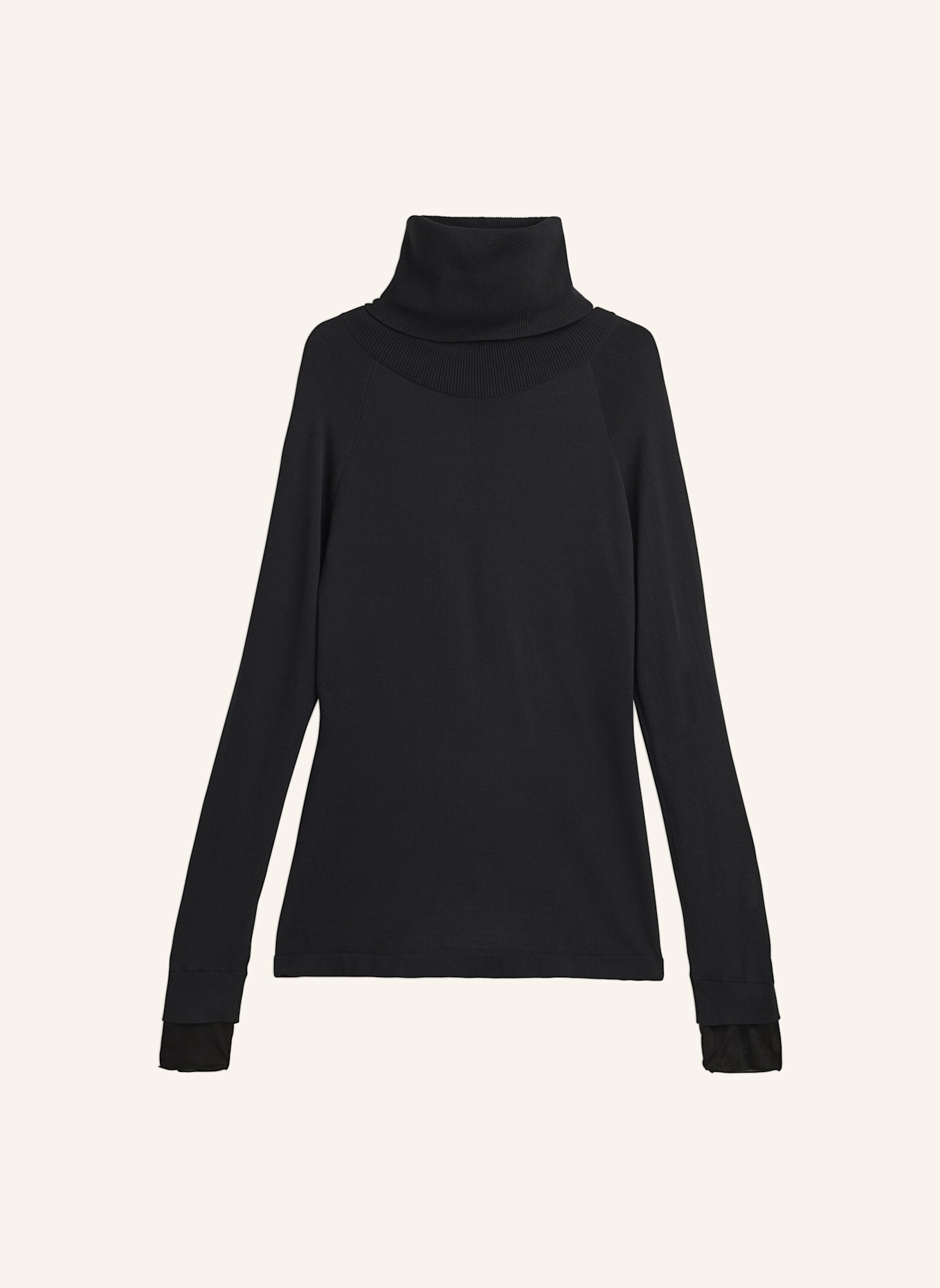 Y-3 Y-3 HOODED KNIT TOP: SCHWARZ