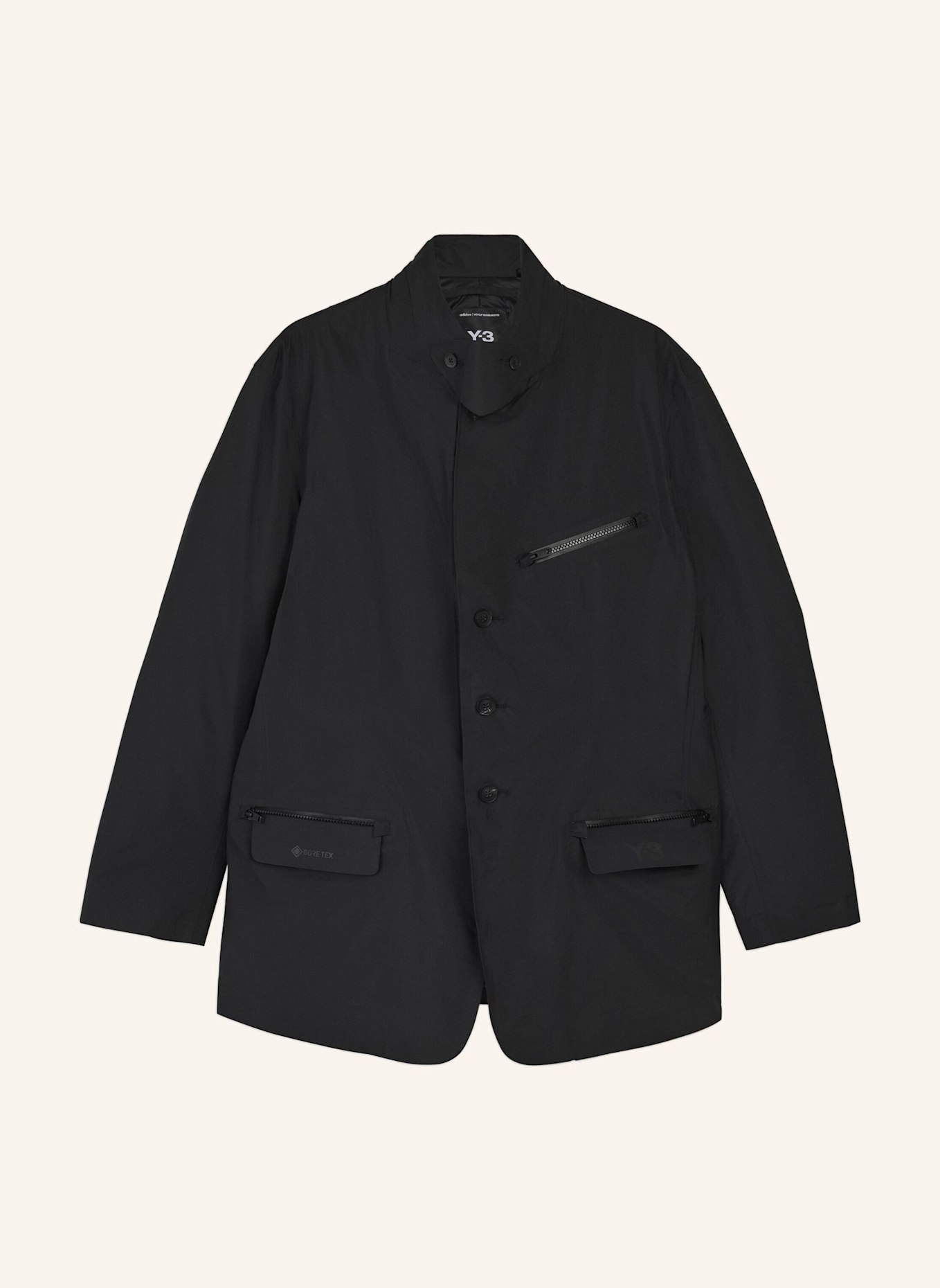 Y-3 Y-3 GORE-TEX PADDED BLAZER: SCHWARZ