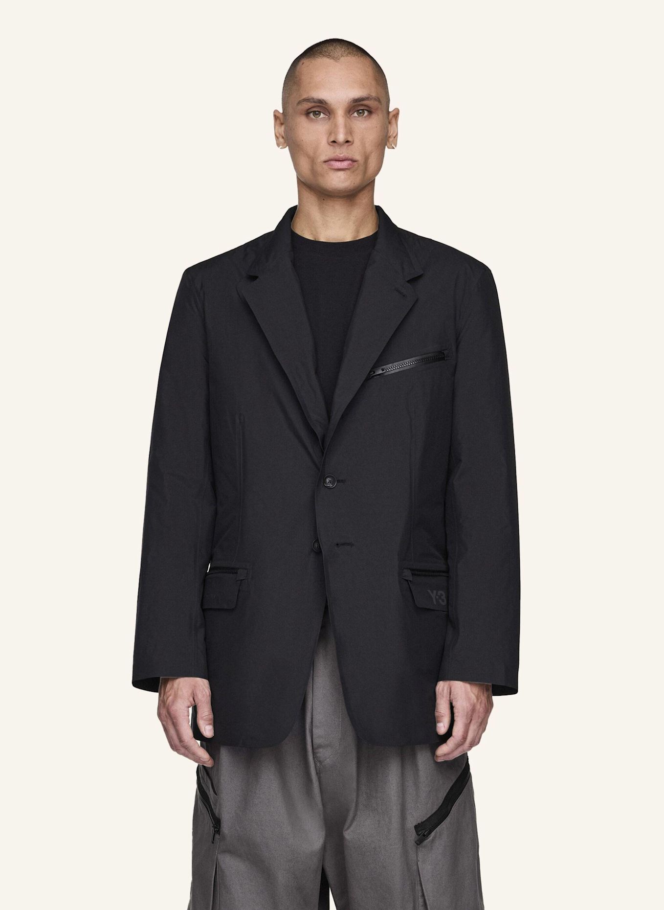 Y-3 Y-3 GORE-TEX PADDED BLAZER: SCHWARZ