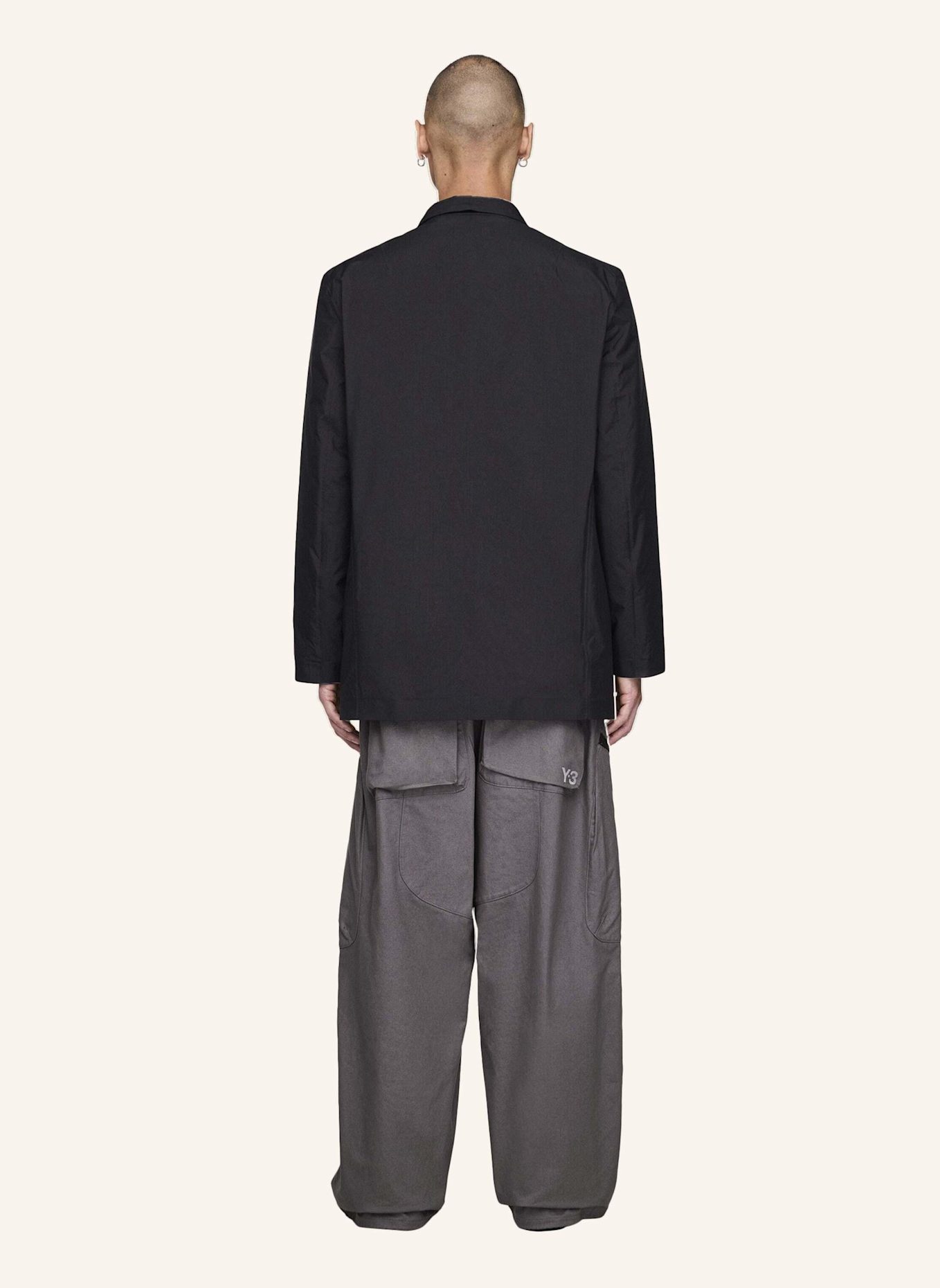 Y-3 Y-3 GORE-TEX PADDED BLAZER: SCHWARZ