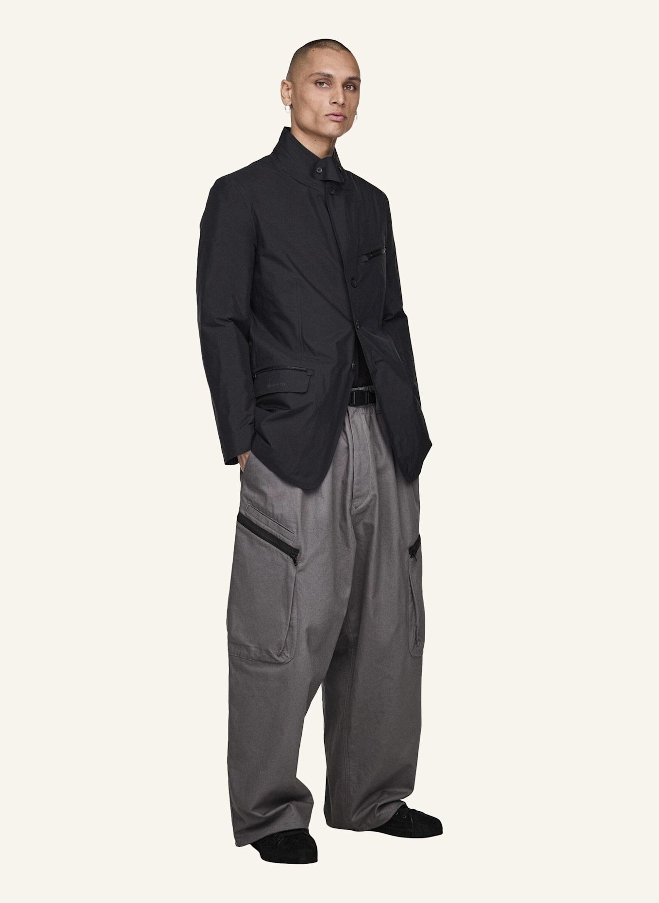 Y-3 Y-3 GORE-TEX PADDED BLAZER: SCHWARZ