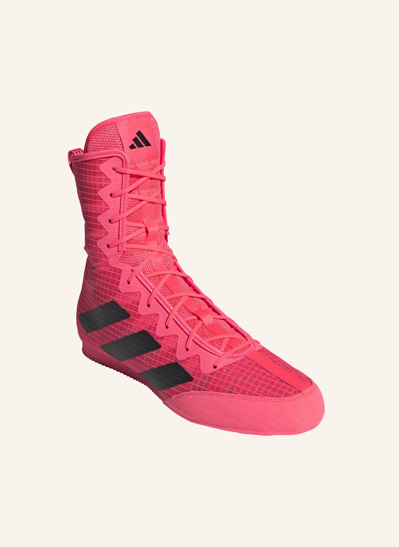 adidas BOX HOG 4 BOXSCHUH: SCHWARZ/ WEISS