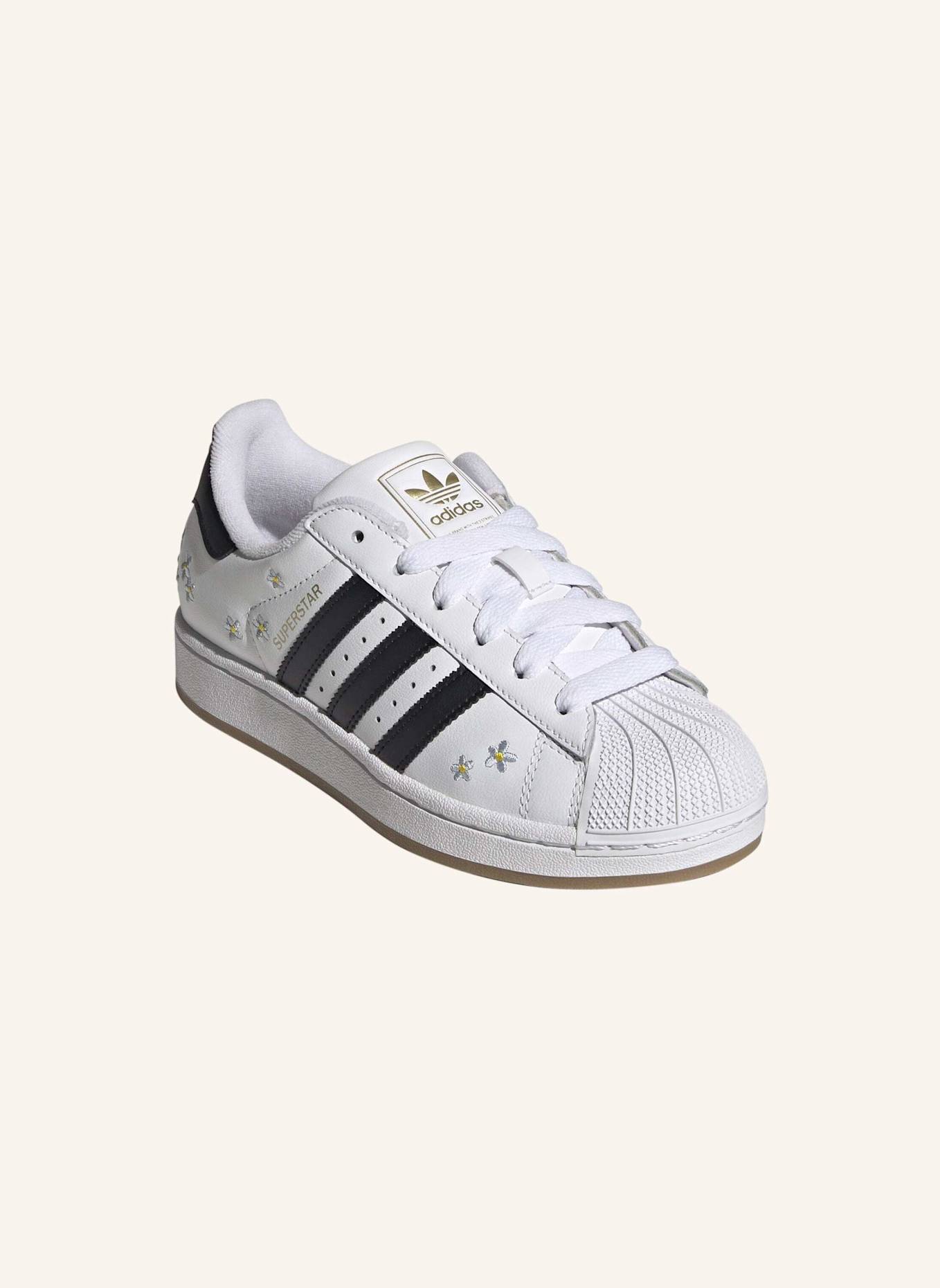 adidas Originals ADIDAS SUPERSTAR II SCHUH: WEISS/ SCHWARZ/ BEIGE