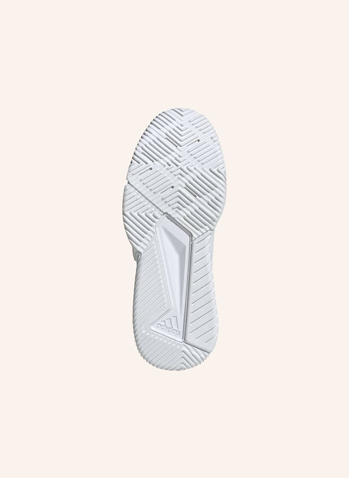 adidas Fitnessschuhe COURT TEAM BOUNCE 2.0: WEISS/ LILA/ GELB