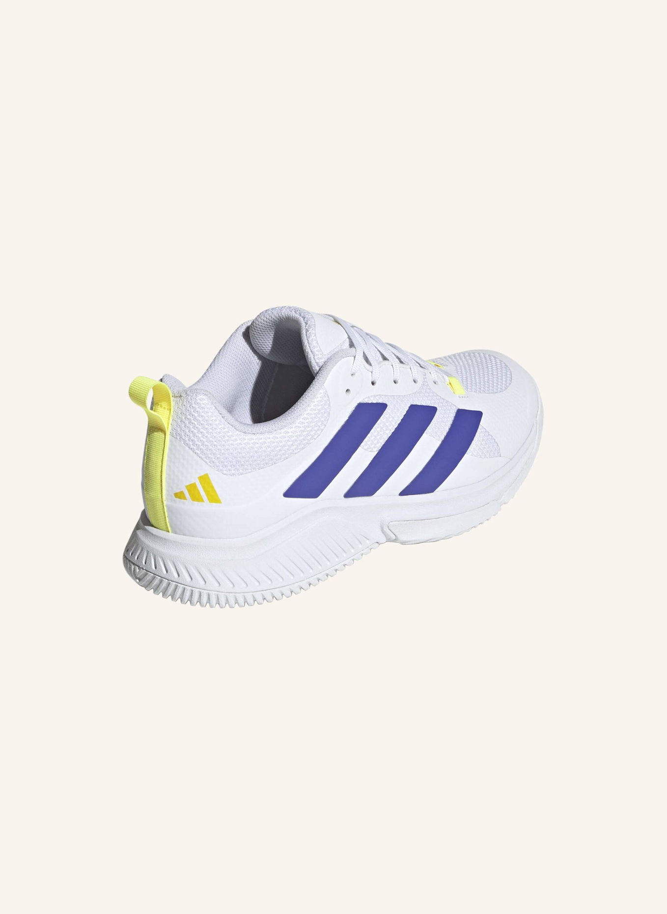 adidas Fitnessschuhe COURT TEAM BOUNCE 2.0: WEISS/ LILA/ GELB