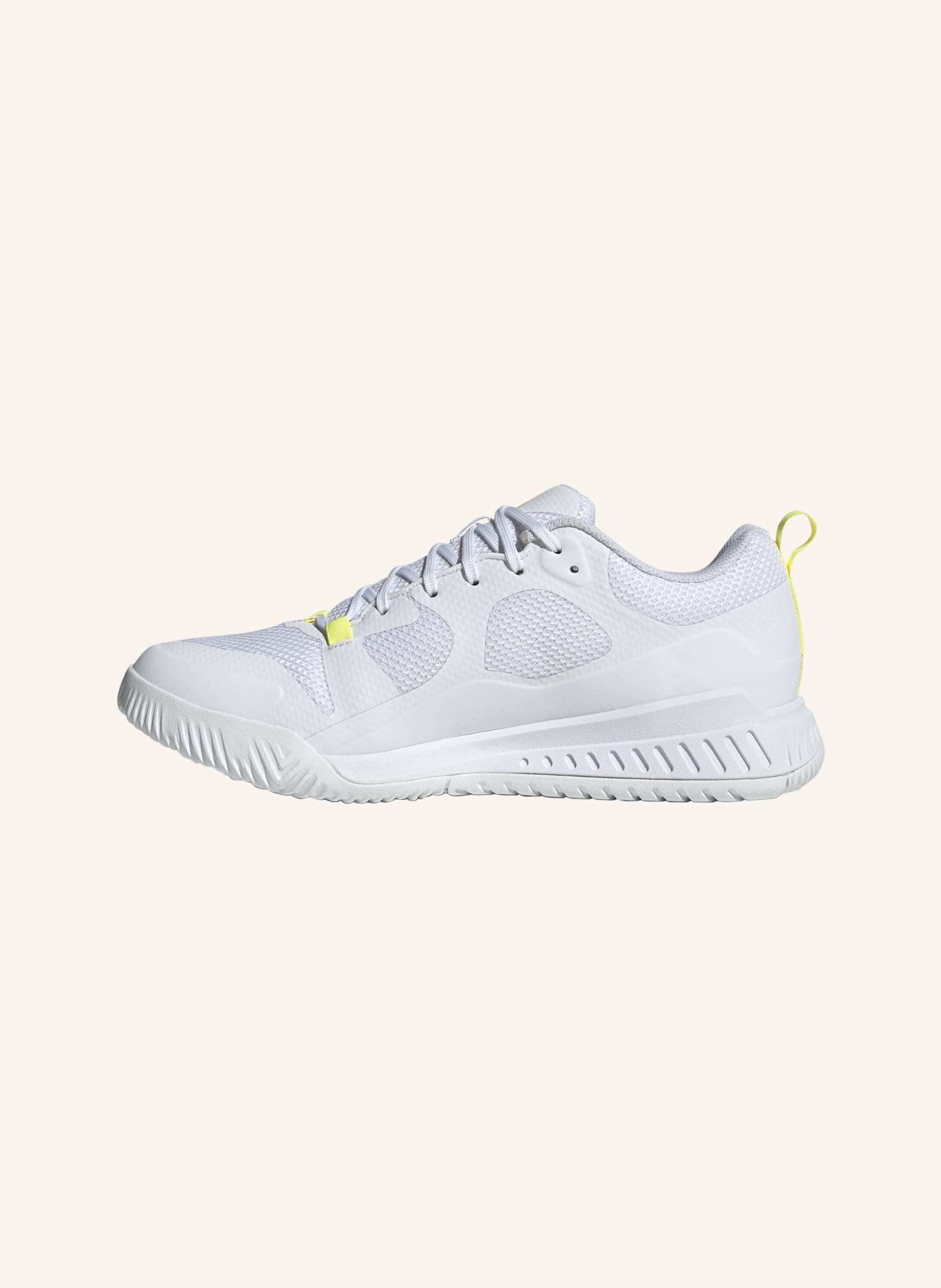 adidas Fitnessschuhe COURT TEAM BOUNCE 2.0: WEISS/ LILA/ GELB