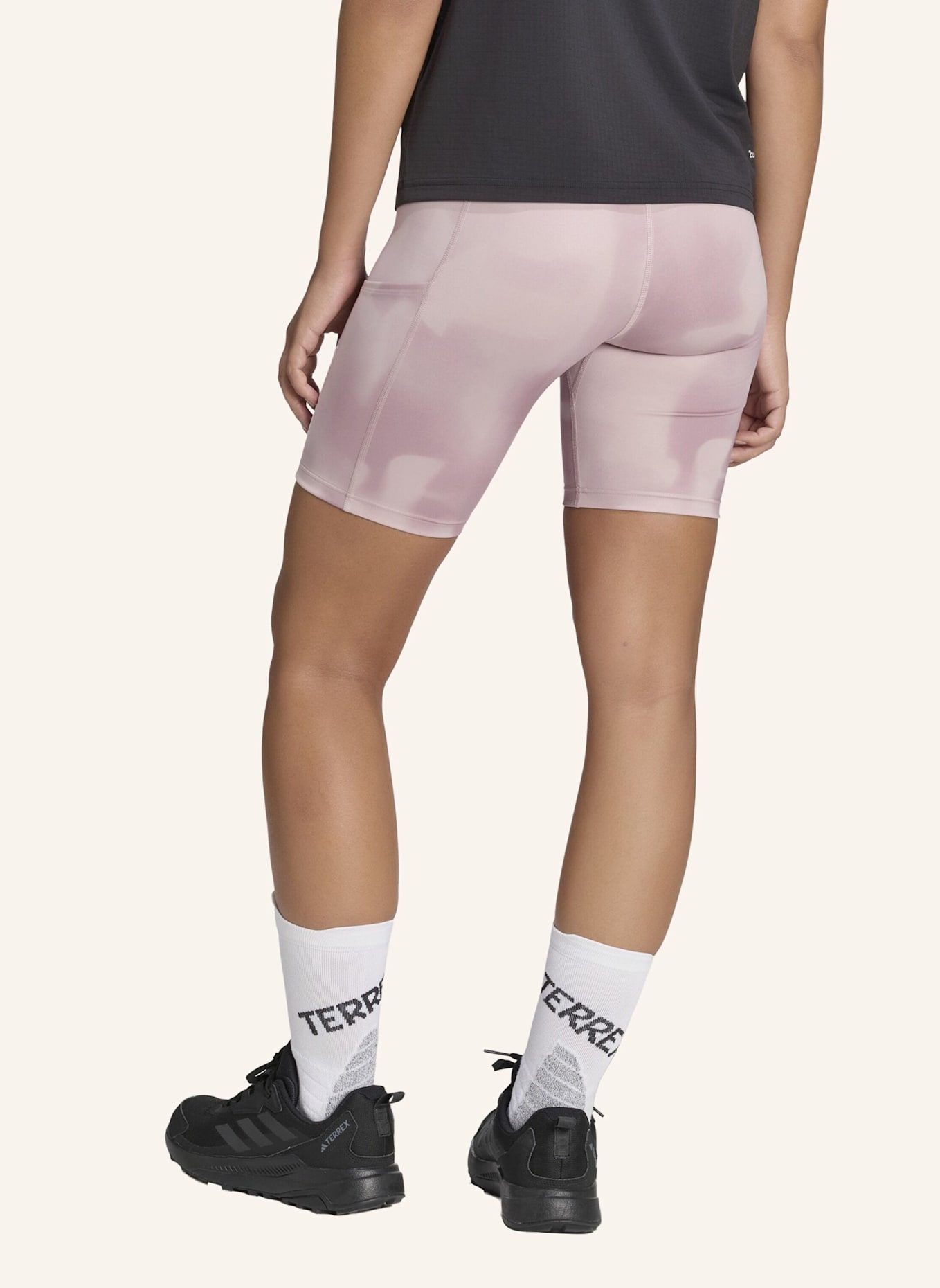 adidas TERREX TERREX MULTI 8INCH KURZE LEGGINGS, PRINT: LILA