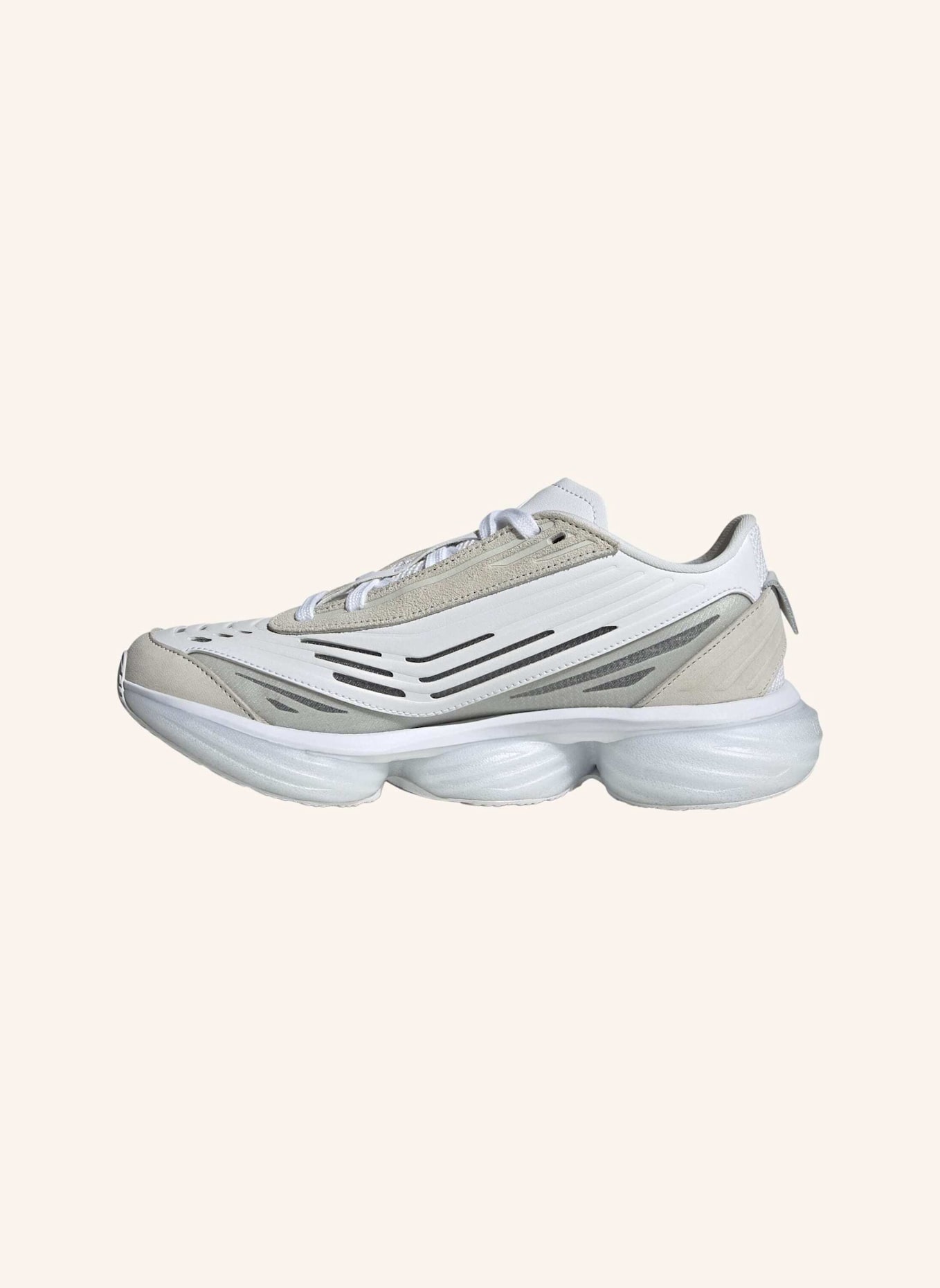 adidas LIGHTBLAZE POD+ SCHUH: WEISS/ GRAU