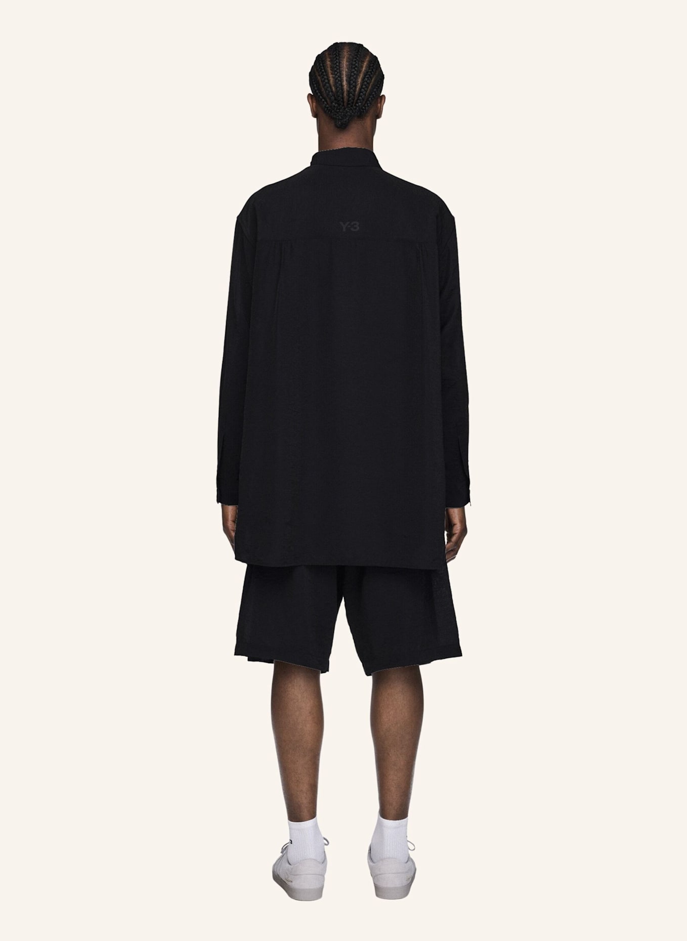 Y-3 Y-3 LANGÄRMELIGES HEMD: SCHWARZ
