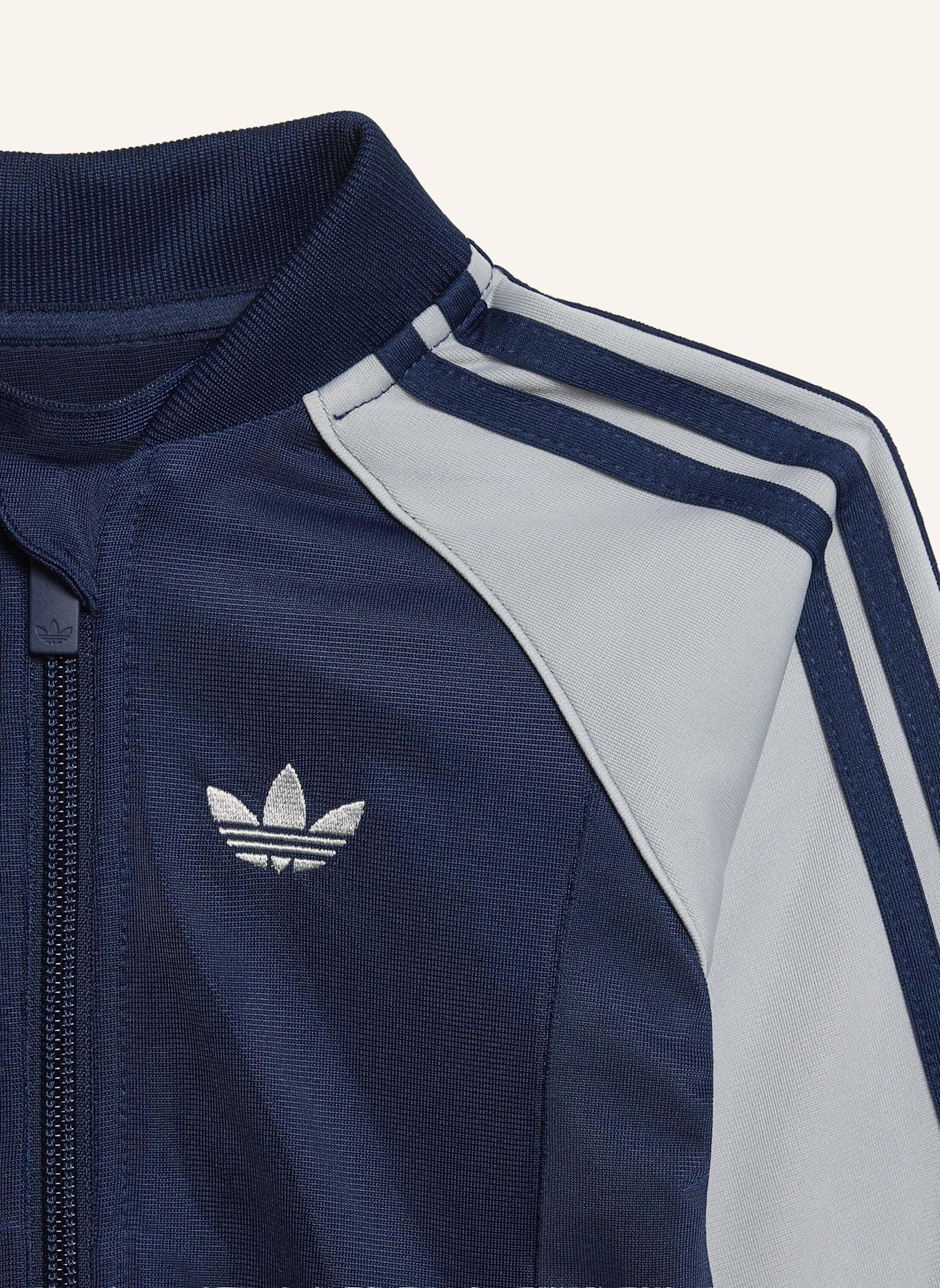 adidas Originals SST TRAININGSANZUG: BLAU/ GRAU
