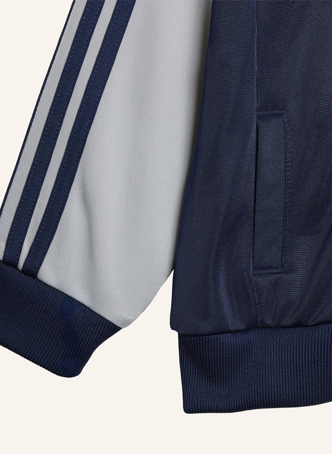 adidas Originals SST TRAININGSANZUG: BLAU/ GRAU