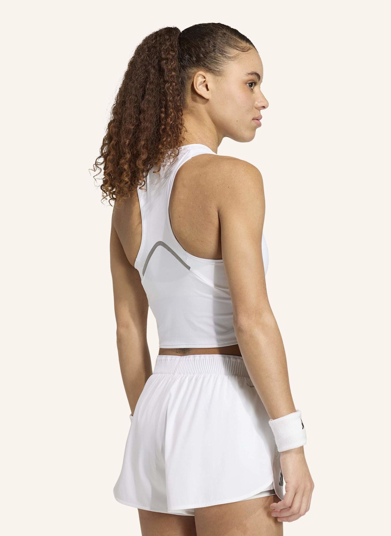 adidas TENNIS CLIMACOOL Y-TANKTOP PRO, MIDI: WEISS