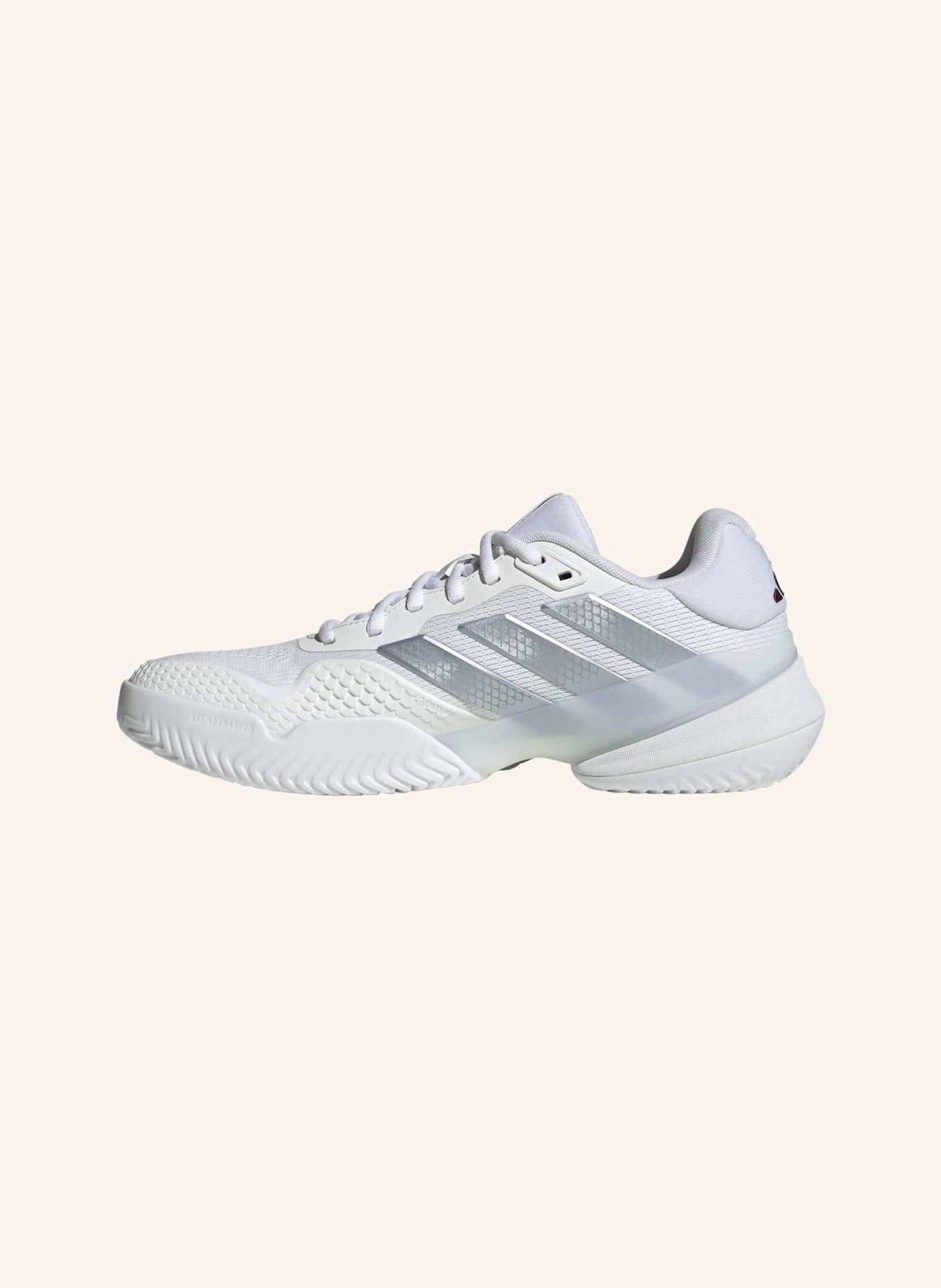 adidas BARRICADE 14 TENNISSCHUH: WEISS/ GRAU/ ROT