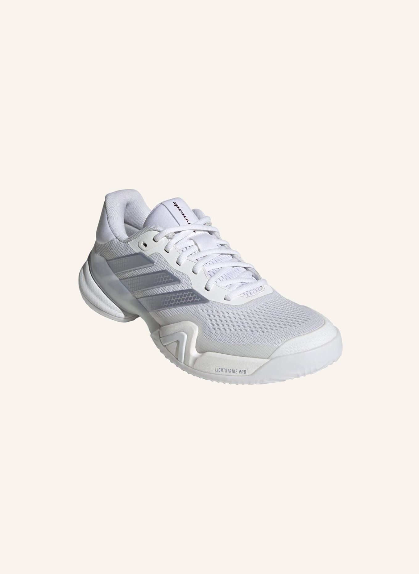 adidas BARRICADE 14 TENNISSCHUH: WEISS/ GRAU/ ROT