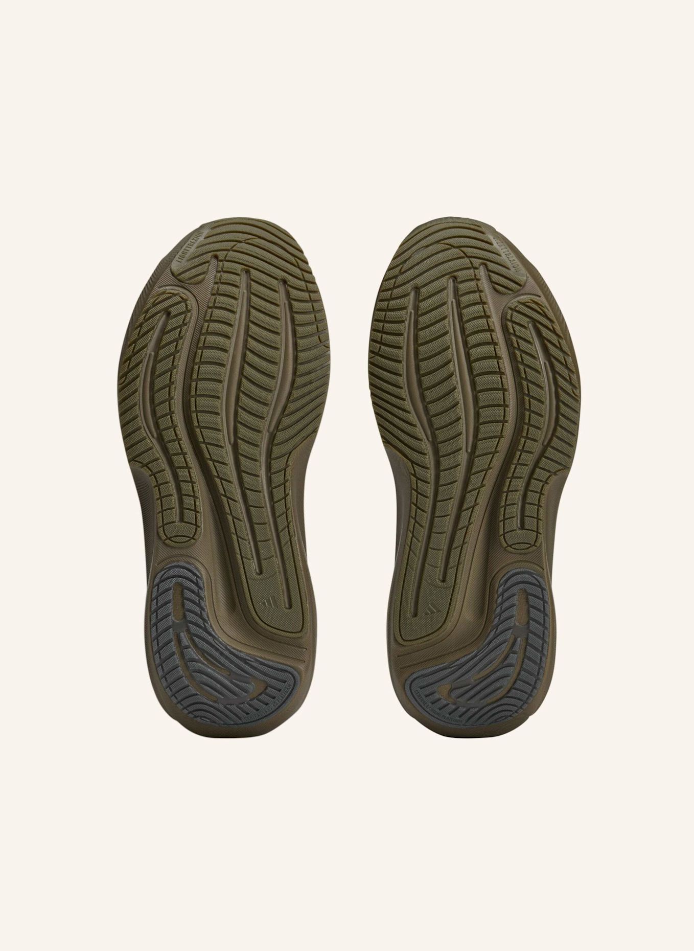 adidas SUPERNOVA RISE 3 LAUFSCHUH: GRÜN / GRAU