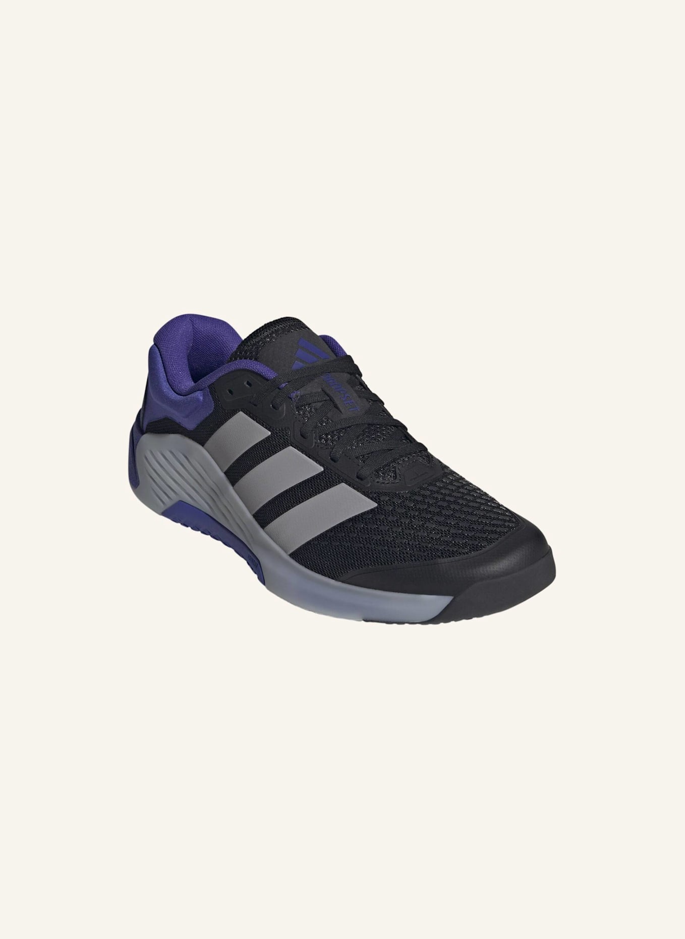 adidas Fitnessschuhe DROPSET 4 POWER: SCHWARZ/ GRAU/ LILA