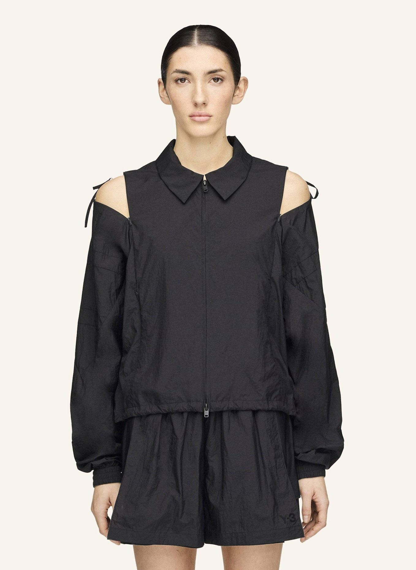 Y-3 Y-3 TRAININGSJACKE 3-STREIFEN: SCHWARZ