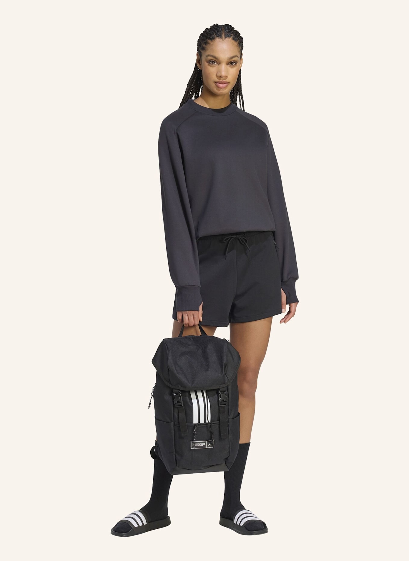 adidas ADIDAS Z.N.E. SHORTS: SCHWARZ