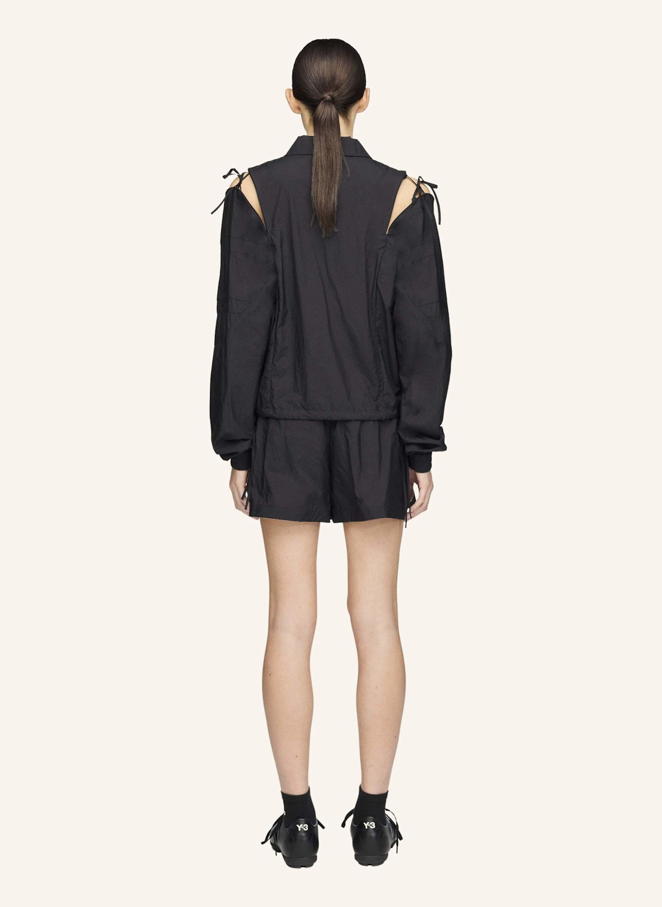 Y-3 Y-3 TRAININGSJACKE 3-STREIFEN: SCHWARZ