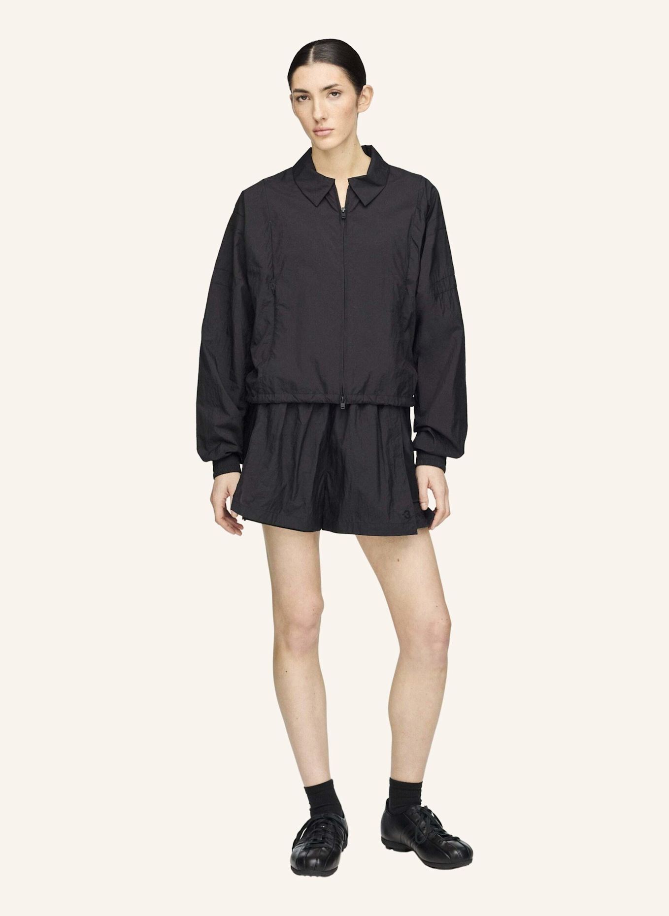 Y-3 Y-3 TRAININGSJACKE 3-STREIFEN: SCHWARZ