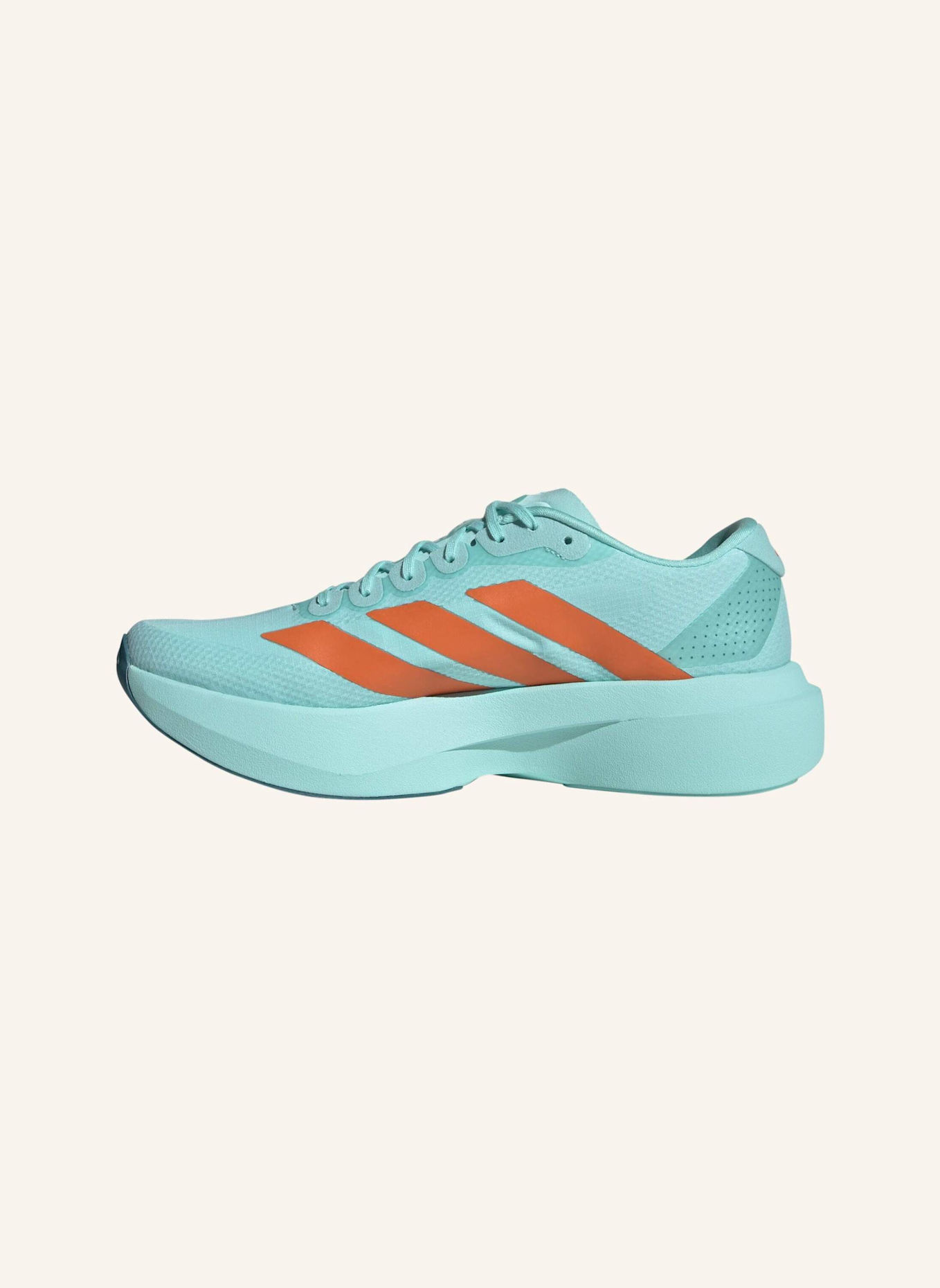 adidas ADIZERO EVO SL SCHUH: GRÜN/ ORANGE/ BLAU