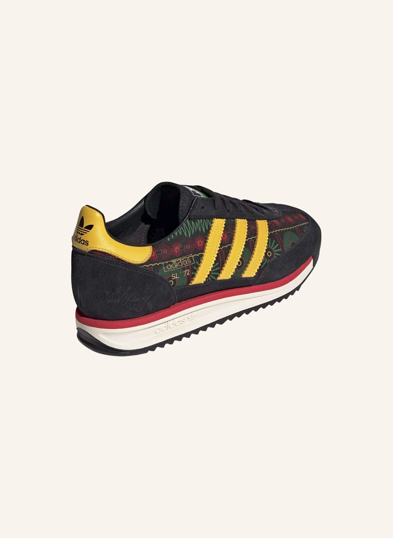 adidas Originals SL72 RS SCHUH: SCHWARZ/ GOLD