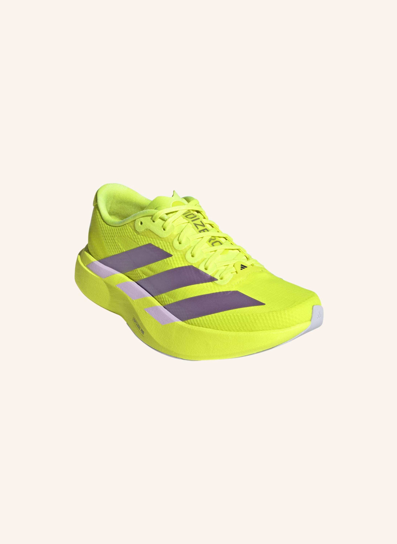 adidas Laufschuhe ADIZERO EVO SL WOVEN: GELB/ LILA/ HELLLILA