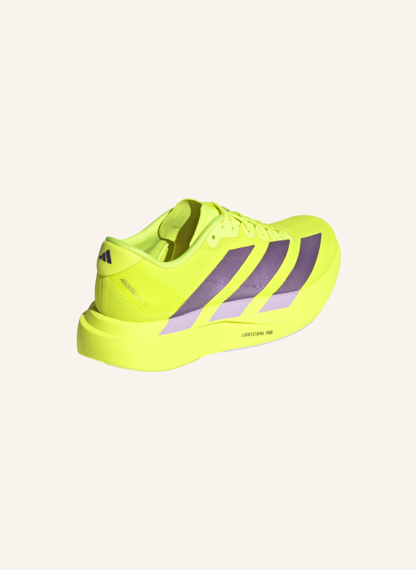 adidas Laufschuhe ADIZERO EVO SL WOVEN: GELB/ LILA/ HELLLILA