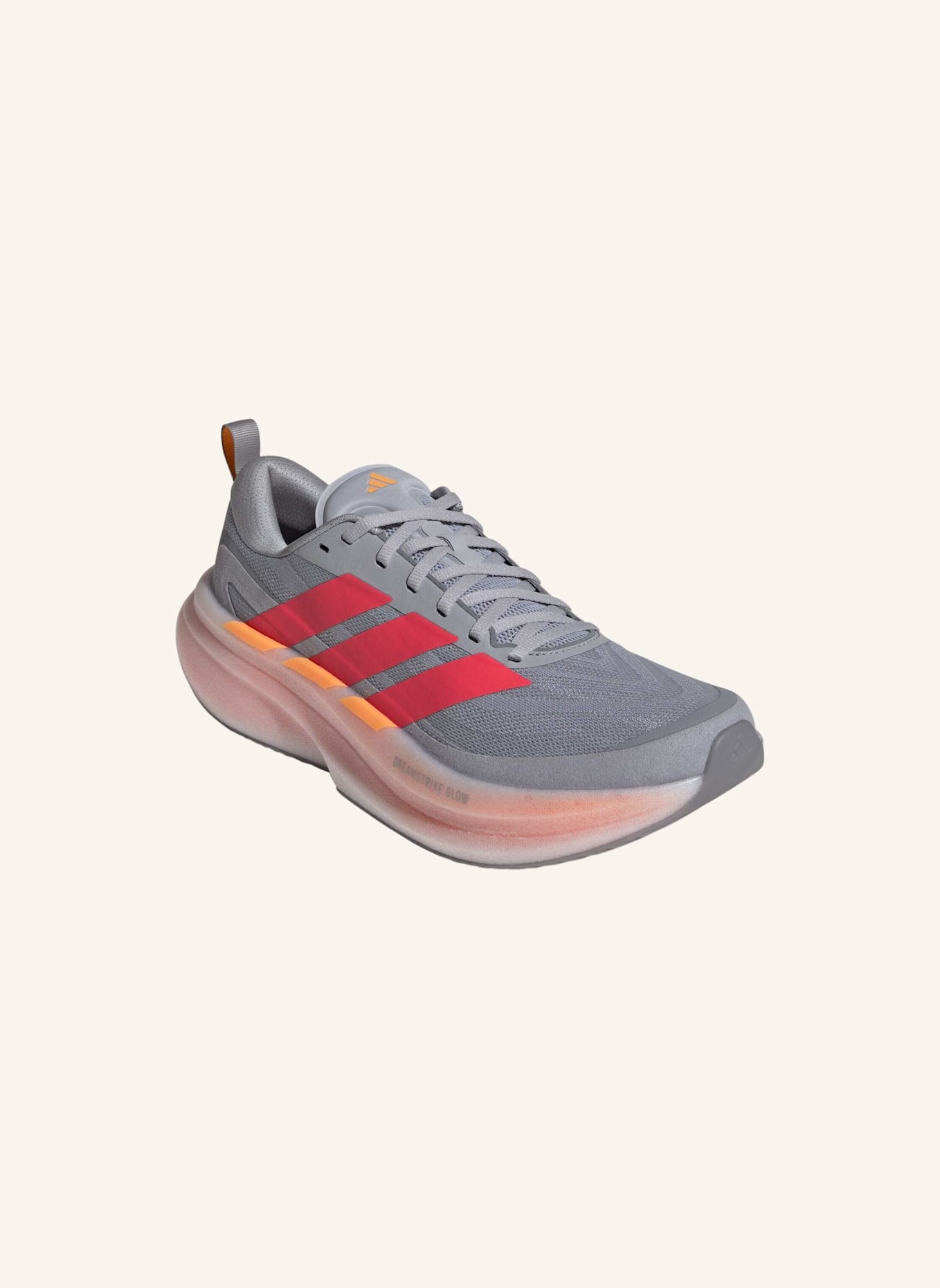 adidas Laufschuhe SUPERNOVA GLIDE: GRAU/ ROT