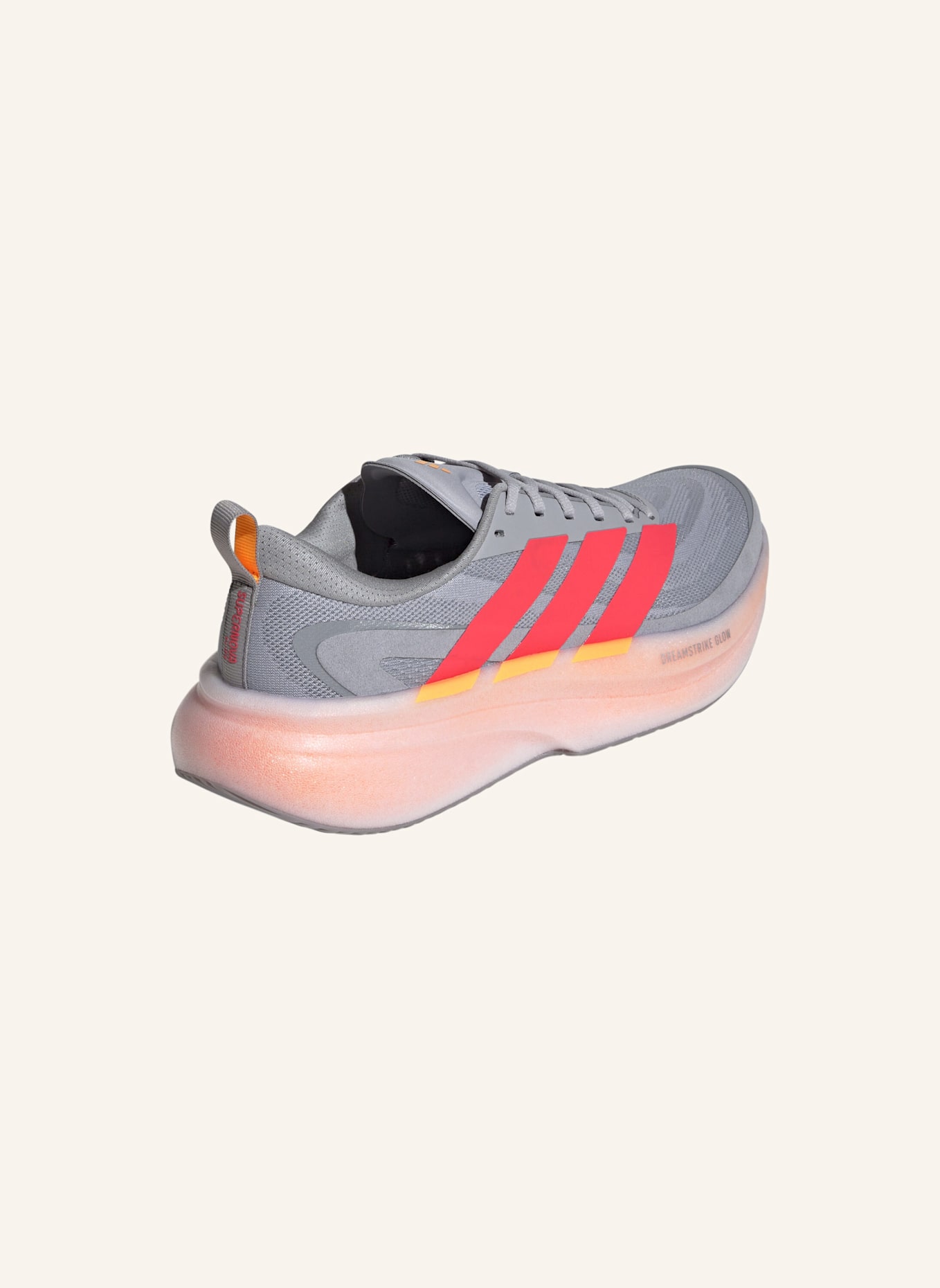 adidas Laufschuhe SUPERNOVA GLIDE: GRAU/ ROT