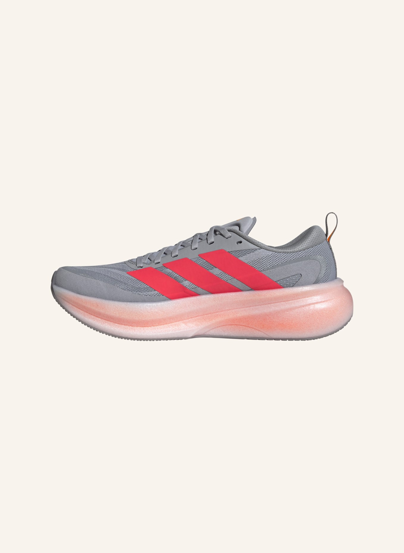 adidas Laufschuhe SUPERNOVA GLIDE: GRAU/ ROT
