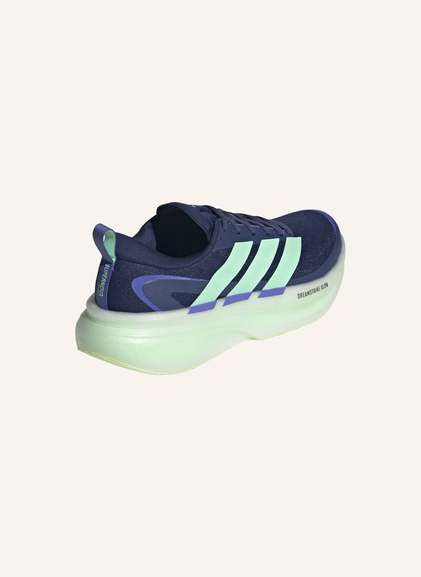 adidas Laufschuhe SUPERNOVA GLIDE: BLAU/ GRÜN/ LILA