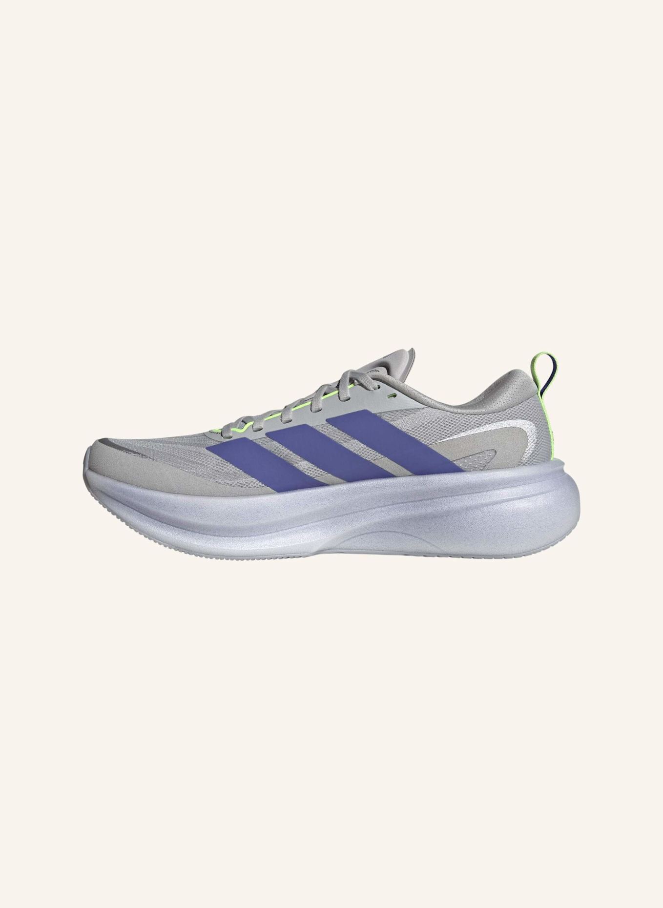adidas Laufschuhe SUPERNOVA GLIDE: GRAU/ GRÜN