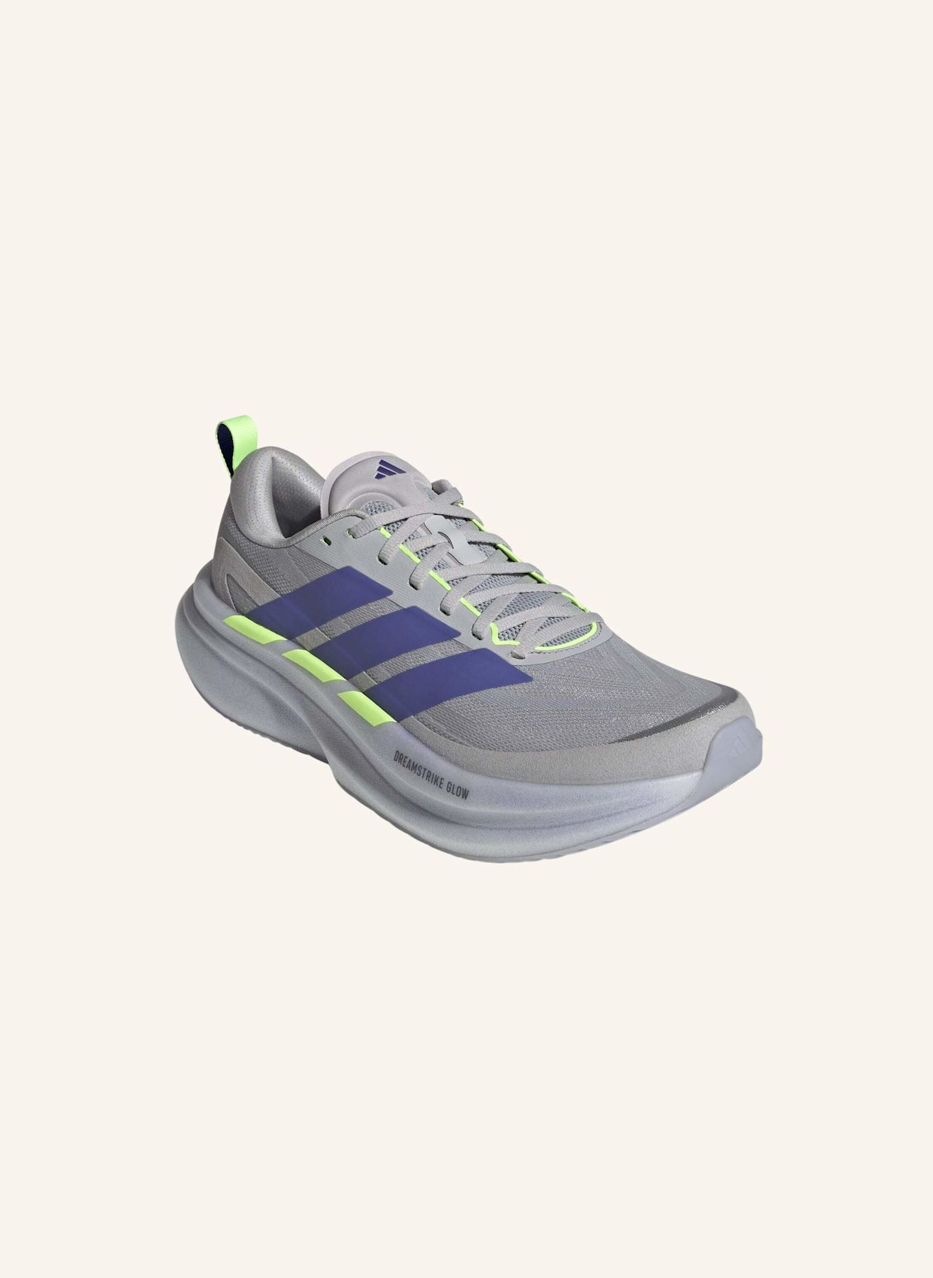 adidas Laufschuhe SUPERNOVA GLIDE: GRAU/ GRÜN