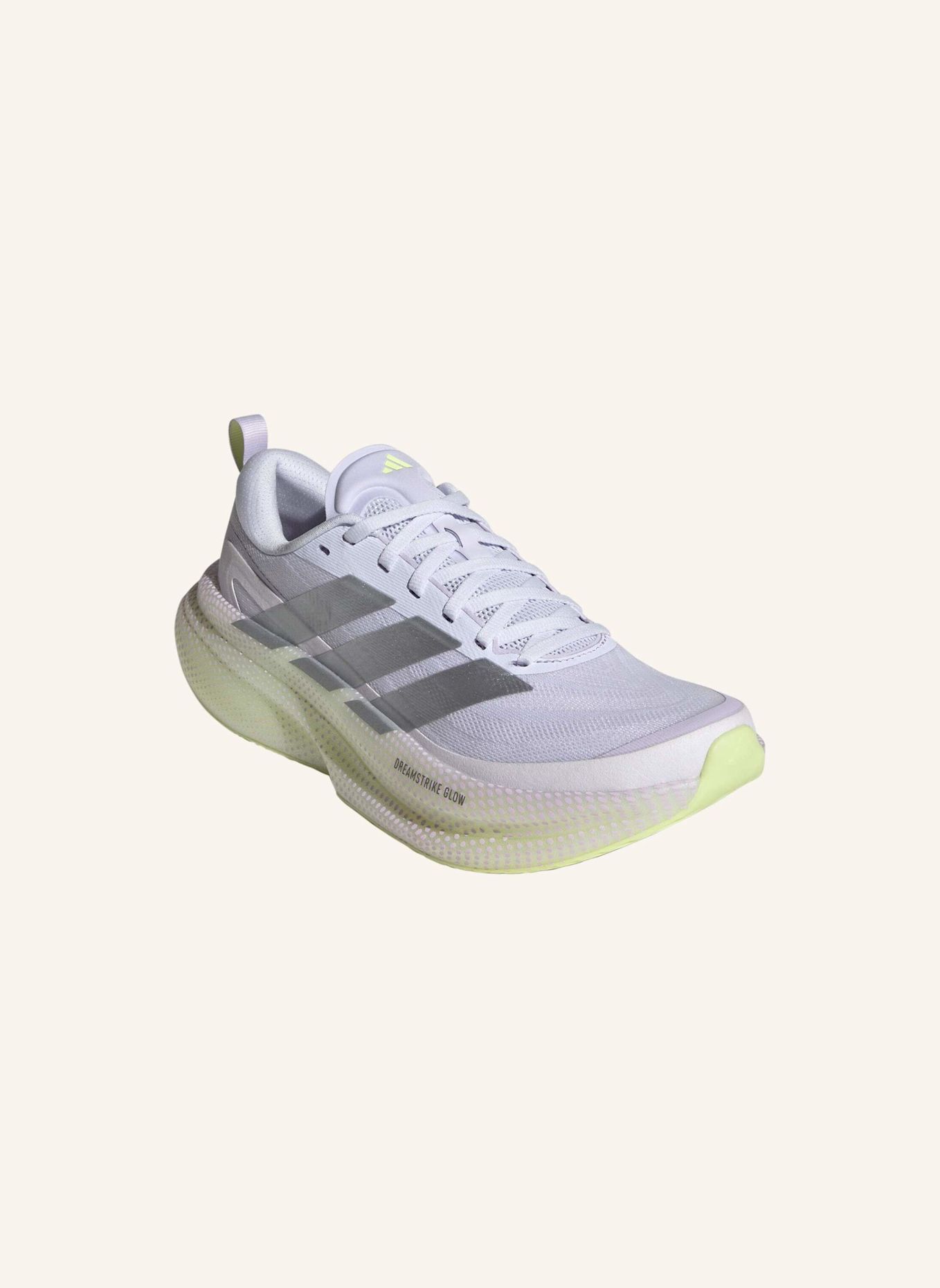 adidas SUPERNOVA GLIDE LAUFSCHUH: LILA/ SILBER