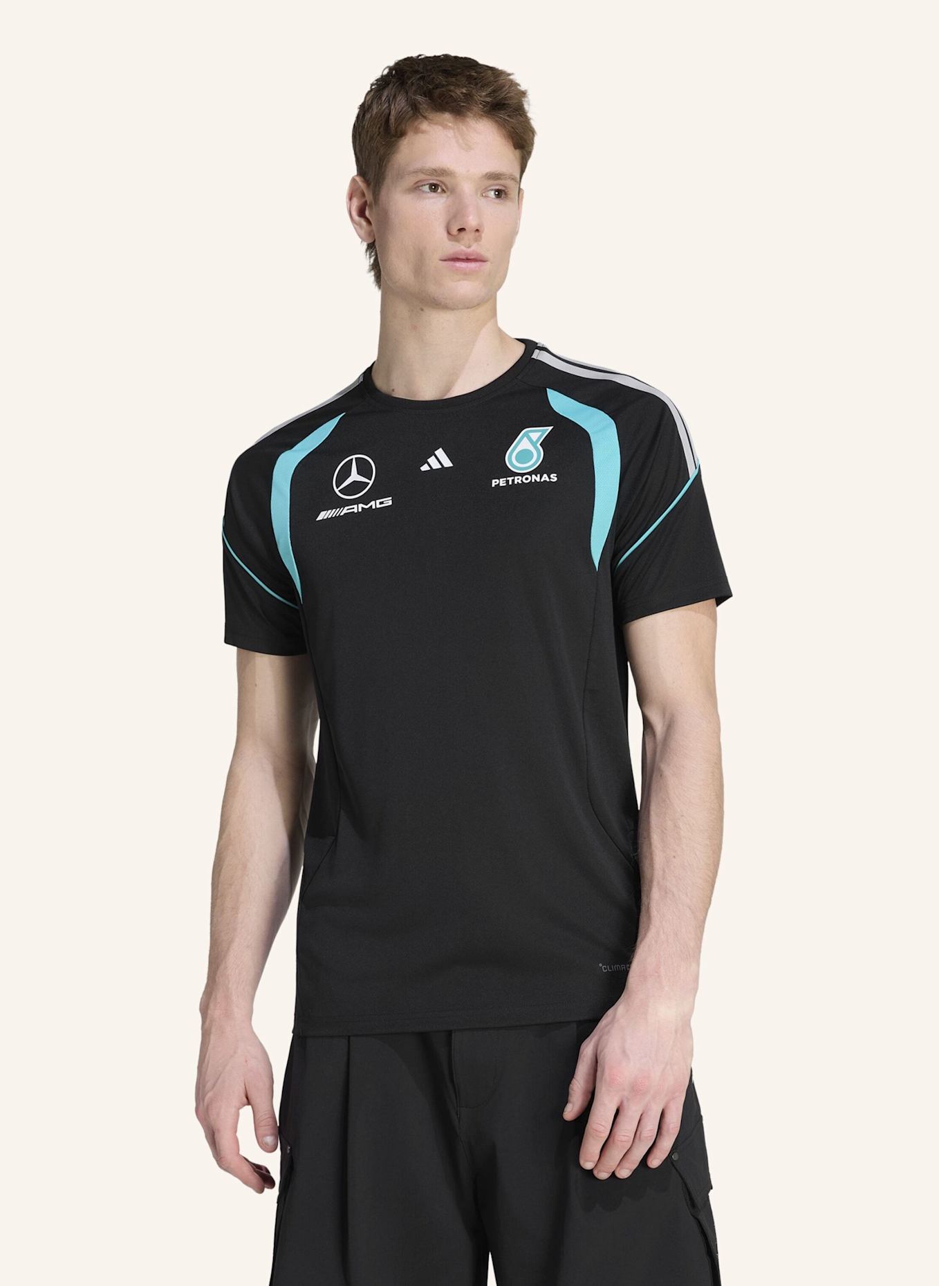 adidas MERCEDES - AMG PETRONAS FORMULA 1 TEAM MECHANICS TRIKOT: SCHWARZ