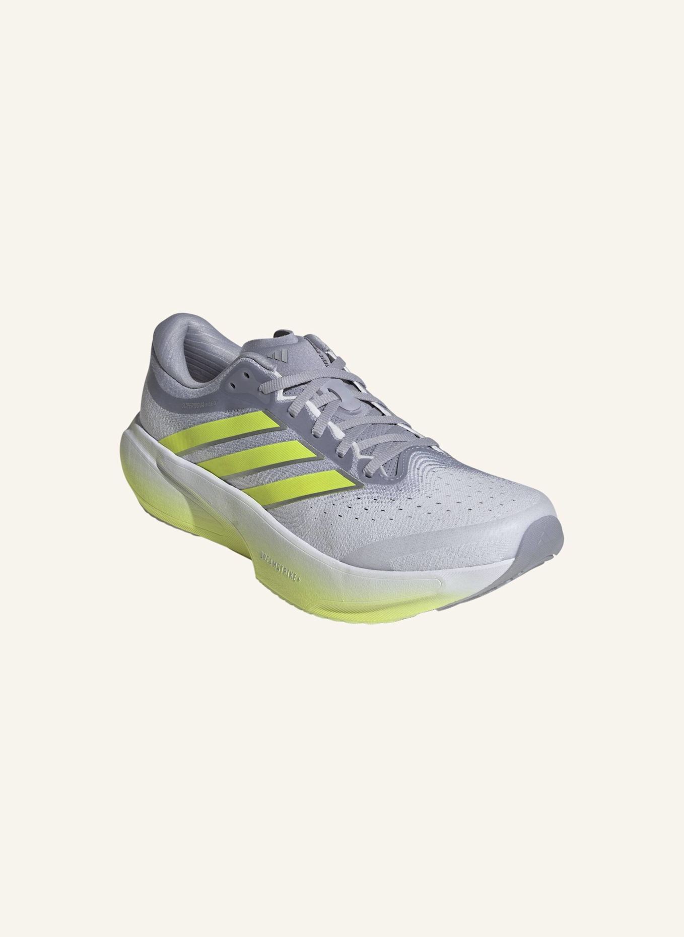 adidas Laufschuhe SUPERNOVA RISE 3: GRAU/ GELB/ WEISS