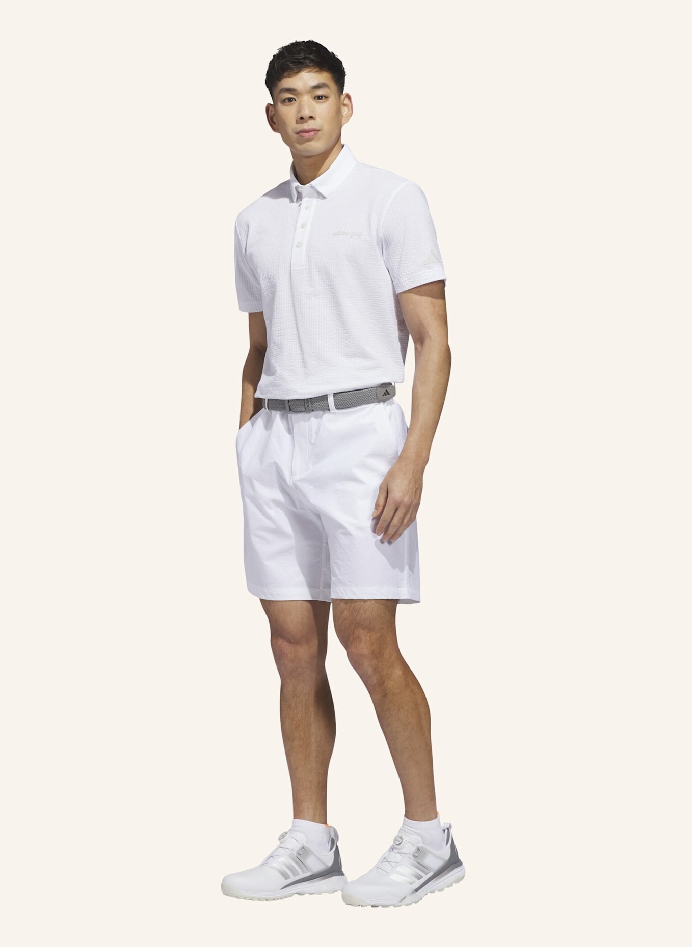 adidas ULTIMATE365+ 8.5-INCH SHORTS: WEISS