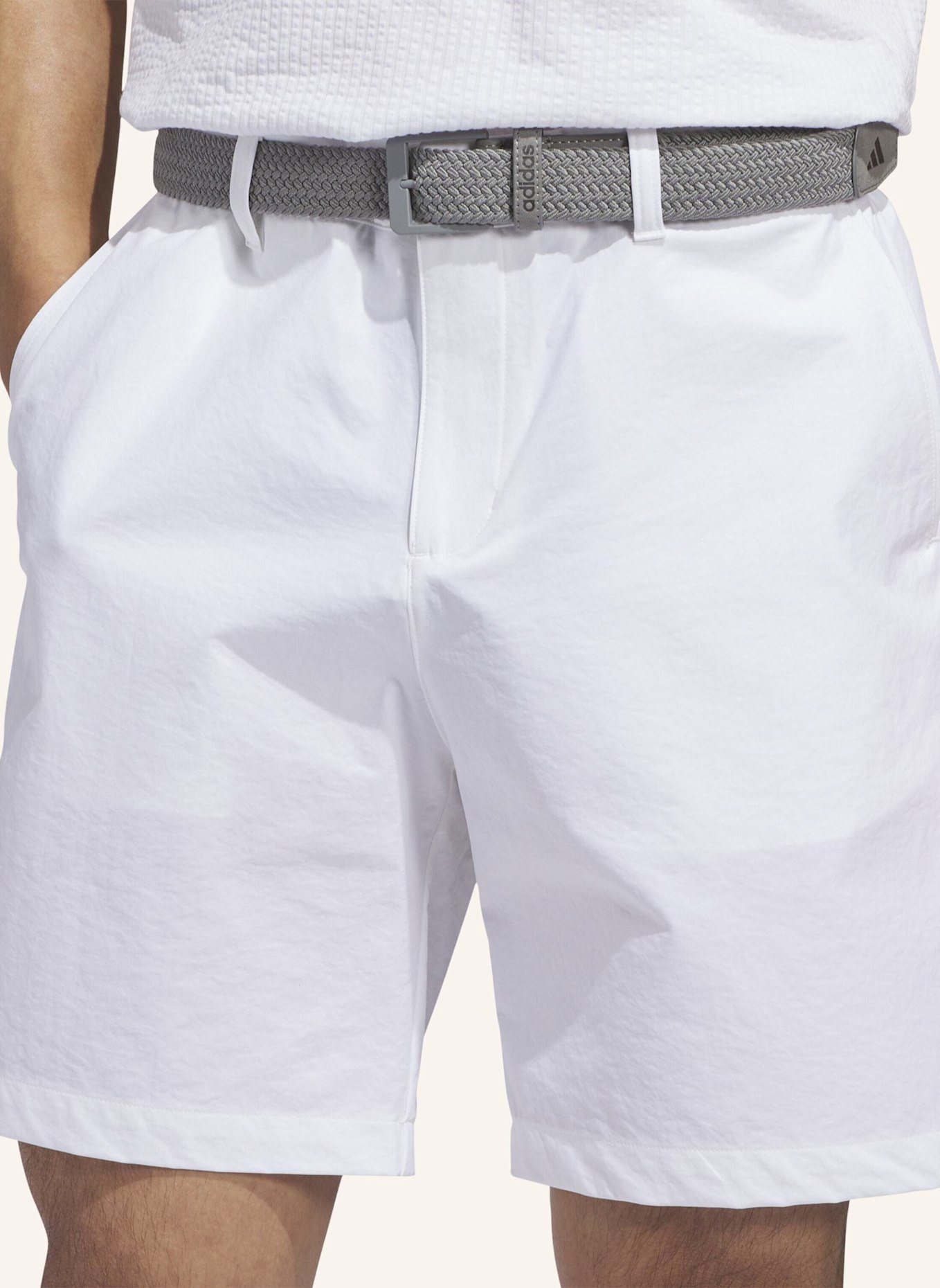 adidas ULTIMATE365+ 8.5-INCH SHORTS: WEISS