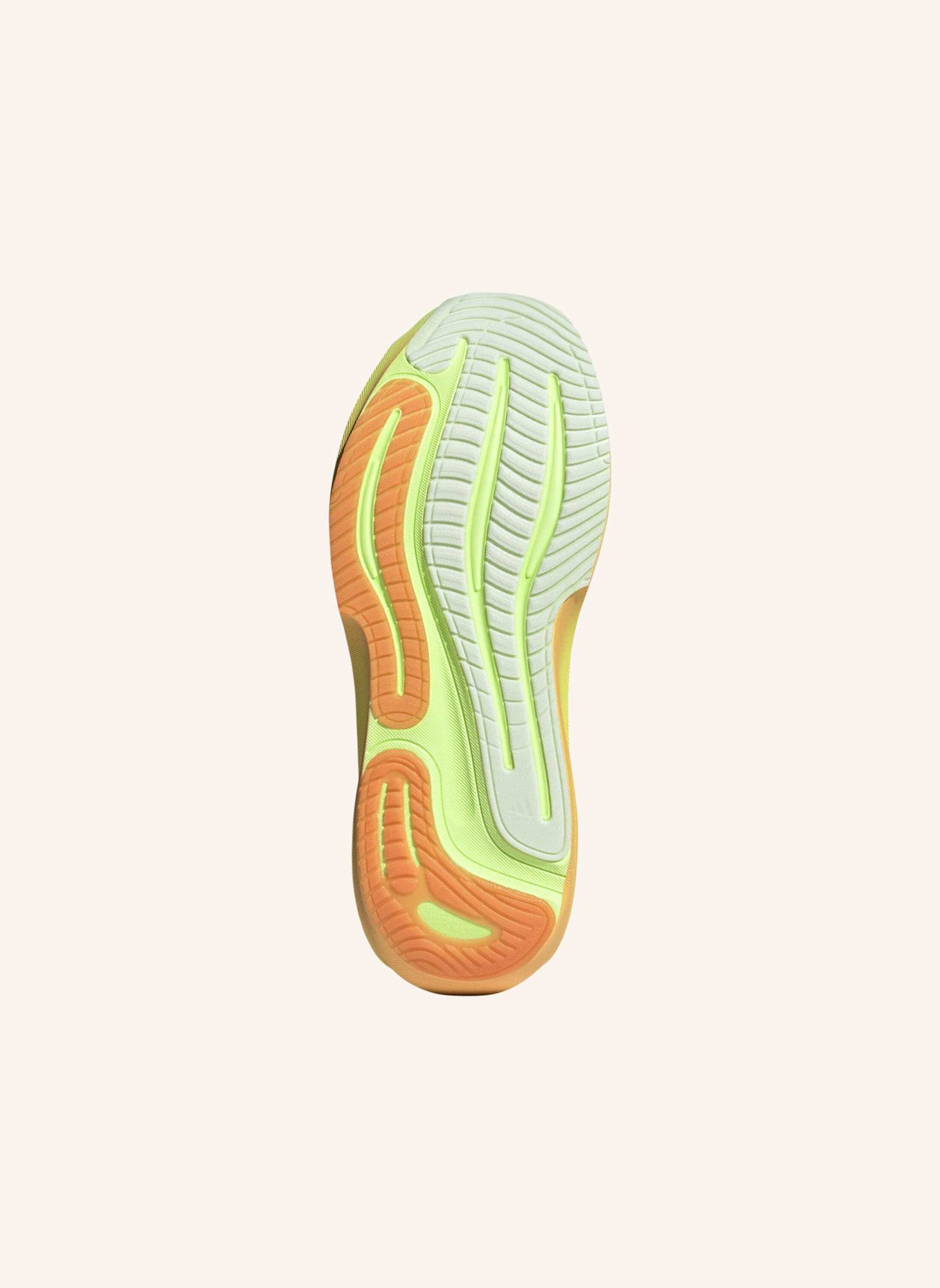 adidas Laufschuhe SUPERNOVA RISE 3: GRÜN/ SILBER/ ORANGE