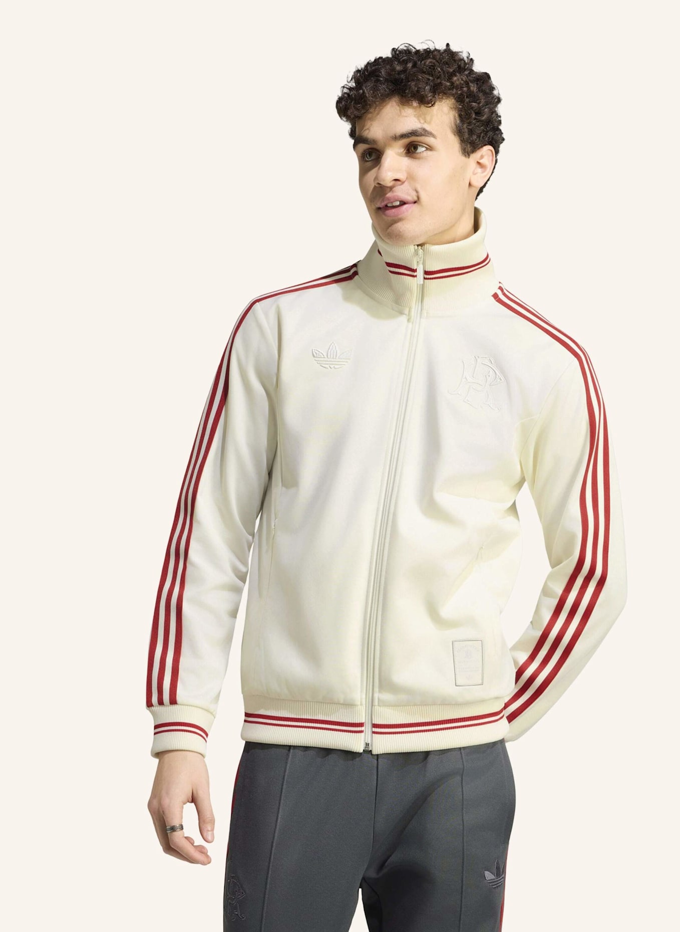 adidas RIVER PLATE 125TH ANNIVERSARY TRAININGSJACKE: WEISS