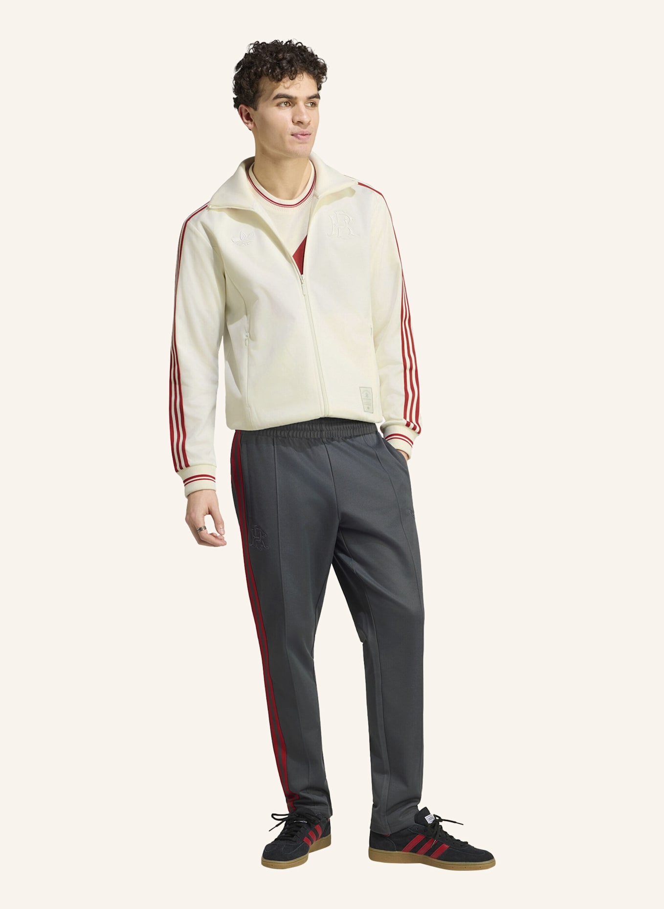 adidas RIVER PLATE 125TH ANNIVERSARY TRAININGSJACKE: WEISS