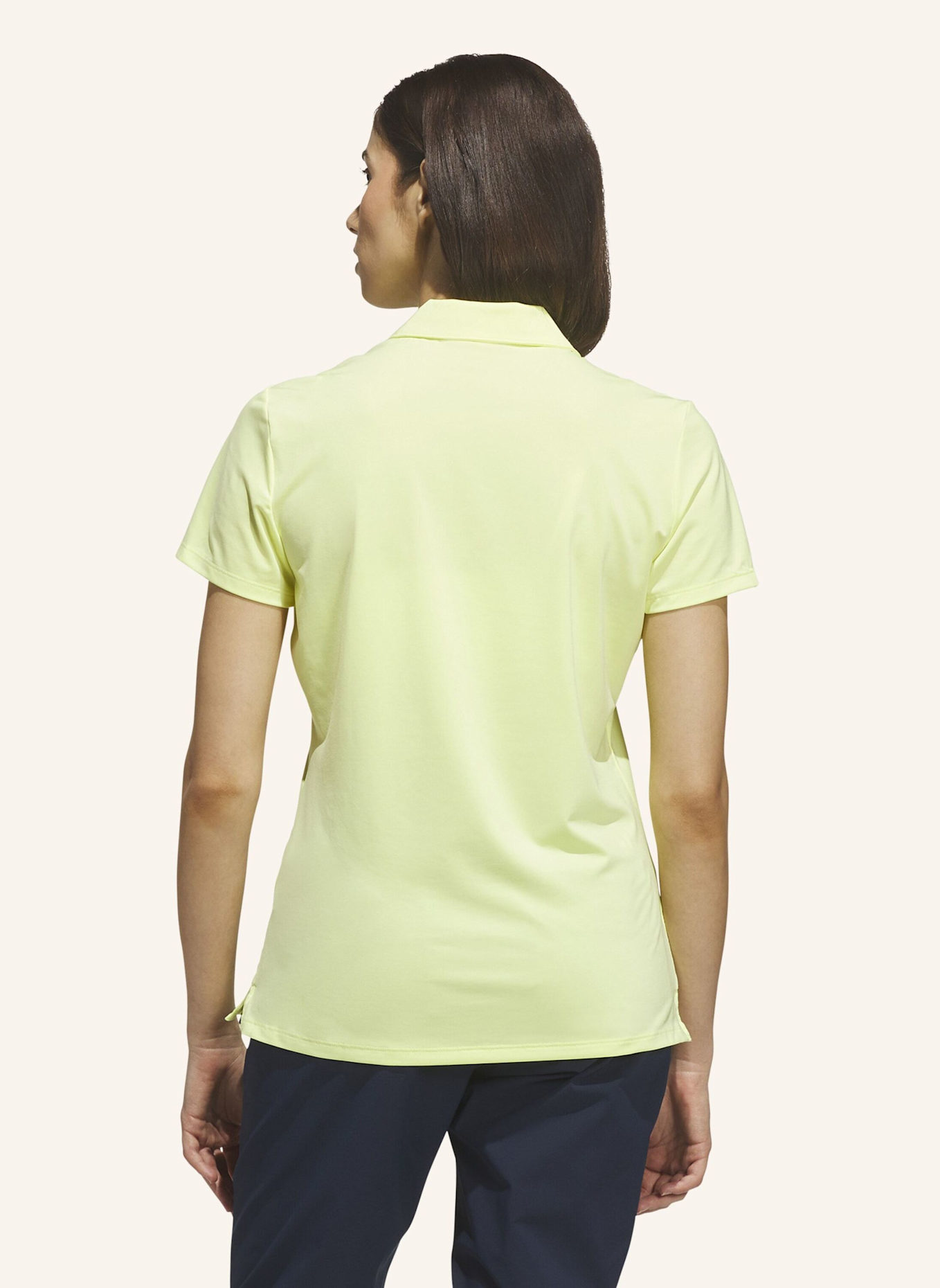 adidas ULTIMATE365 SOLID KURZÄRMLIGES POLOSHIRT: GELB