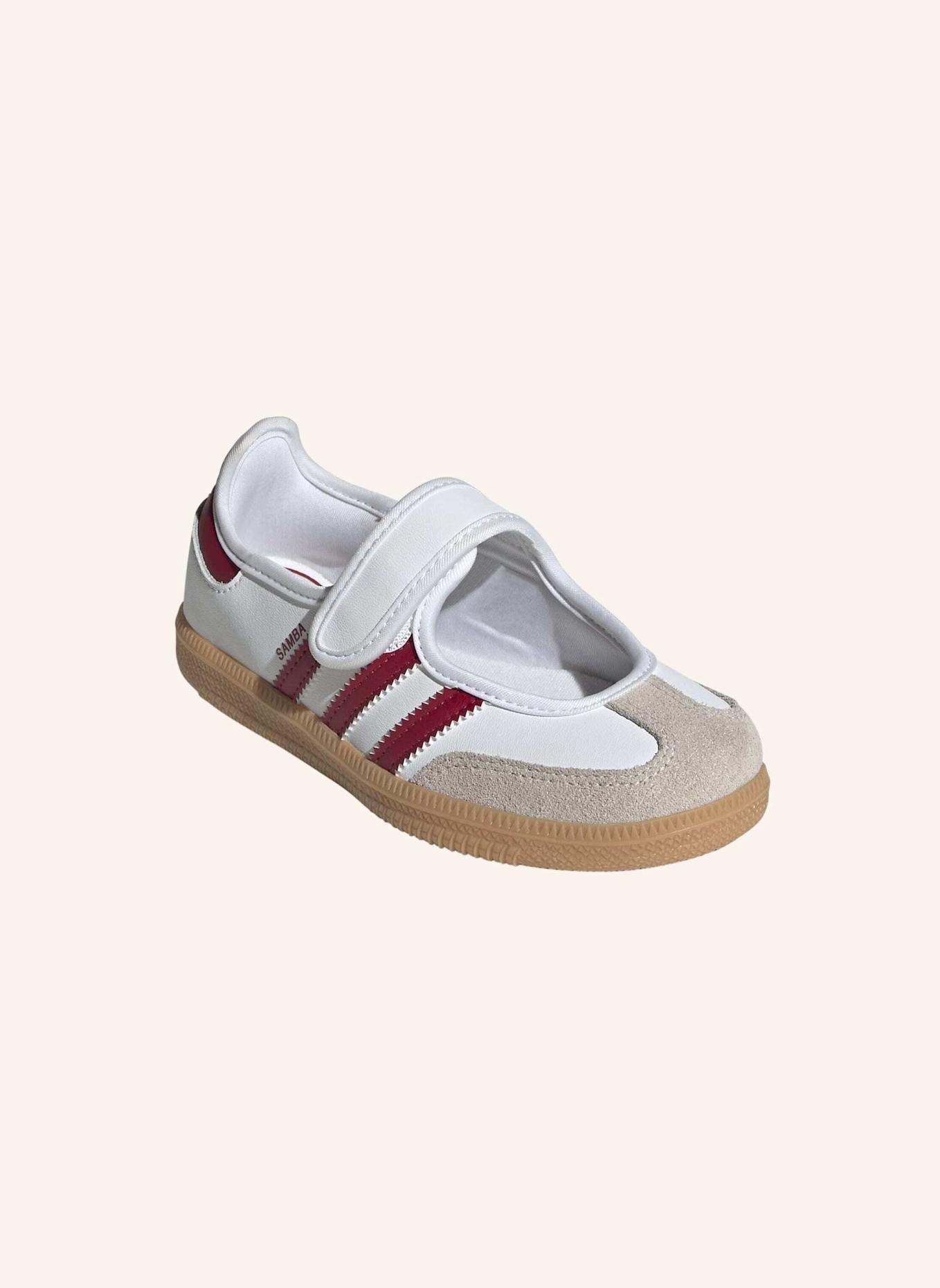 adidas Originals SAMBA JANE SCHUH: WEISS/ ROT/ BEIGE