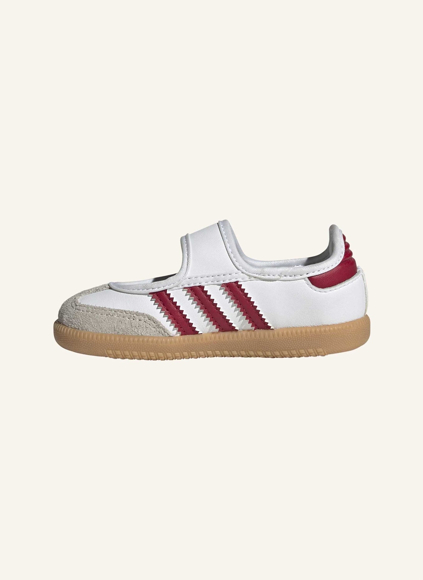 adidas Originals SAMBA JANE SCHUH: WEISS/ ROT/ BEIGE