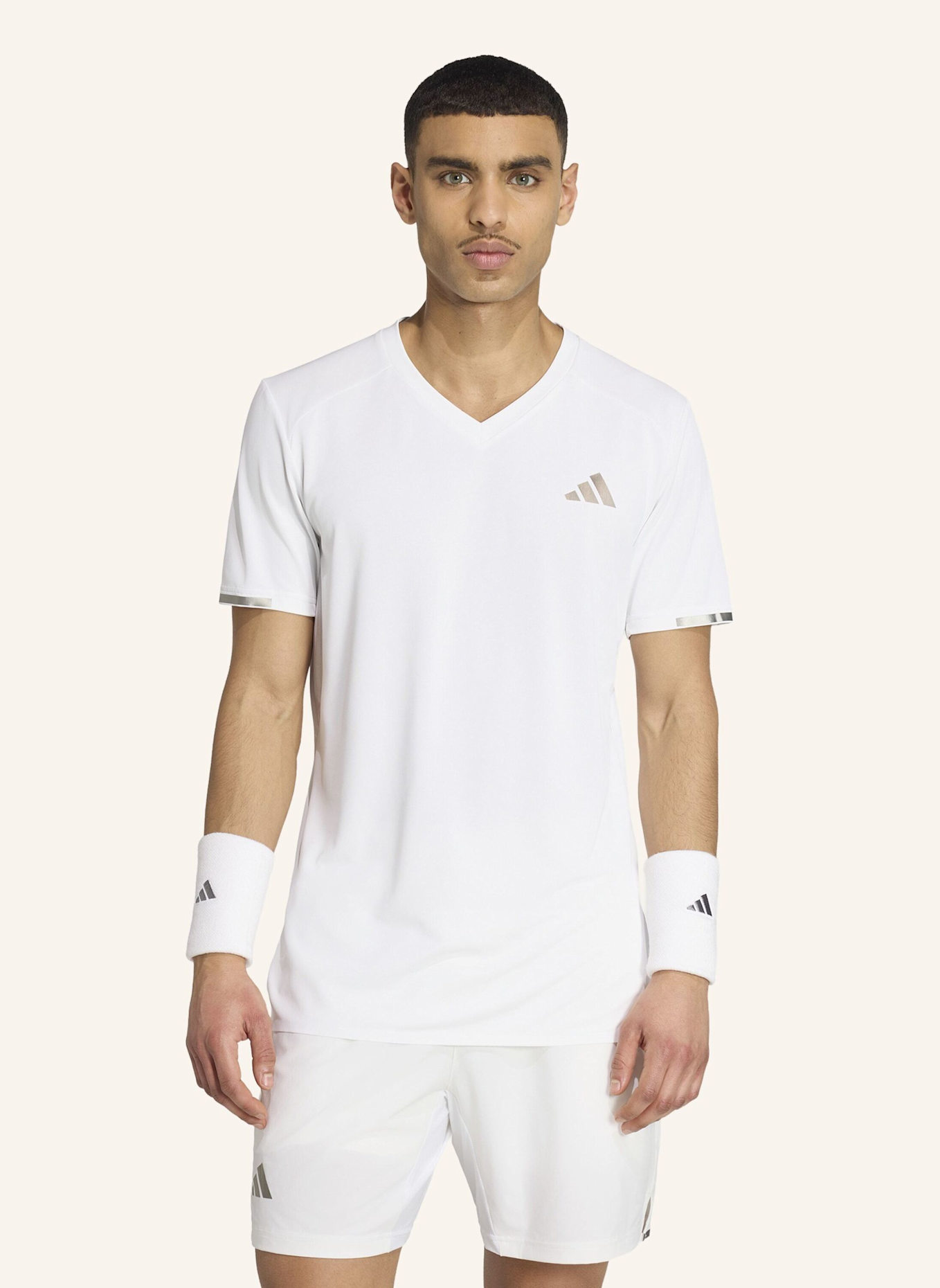 adidas TENNIS CLIMACOOL+ FREELIFT T-SHIRT PRO: WEISS