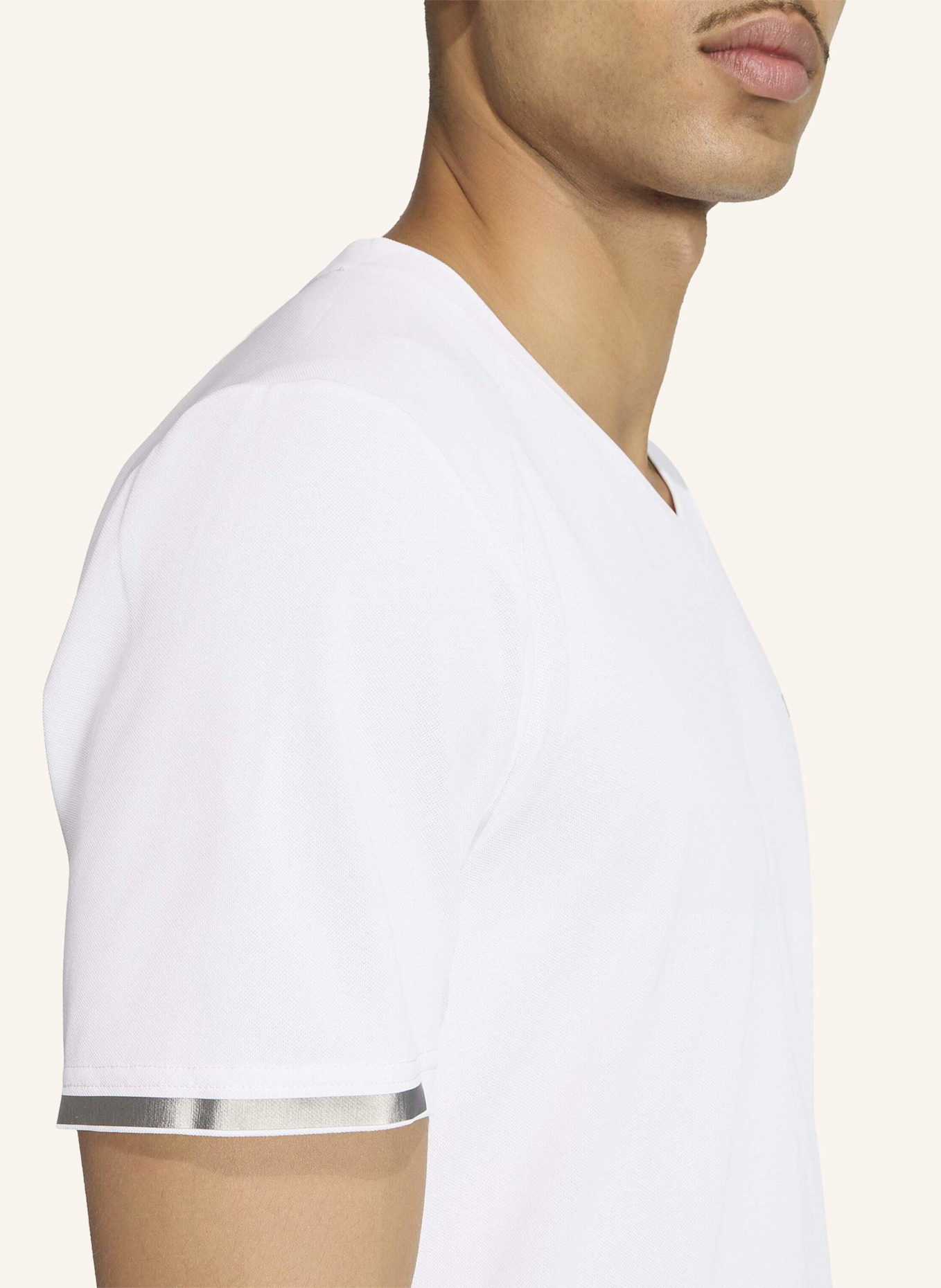 adidas TENNIS CLIMACOOL+ FREELIFT T-SHIRT PRO: WEISS