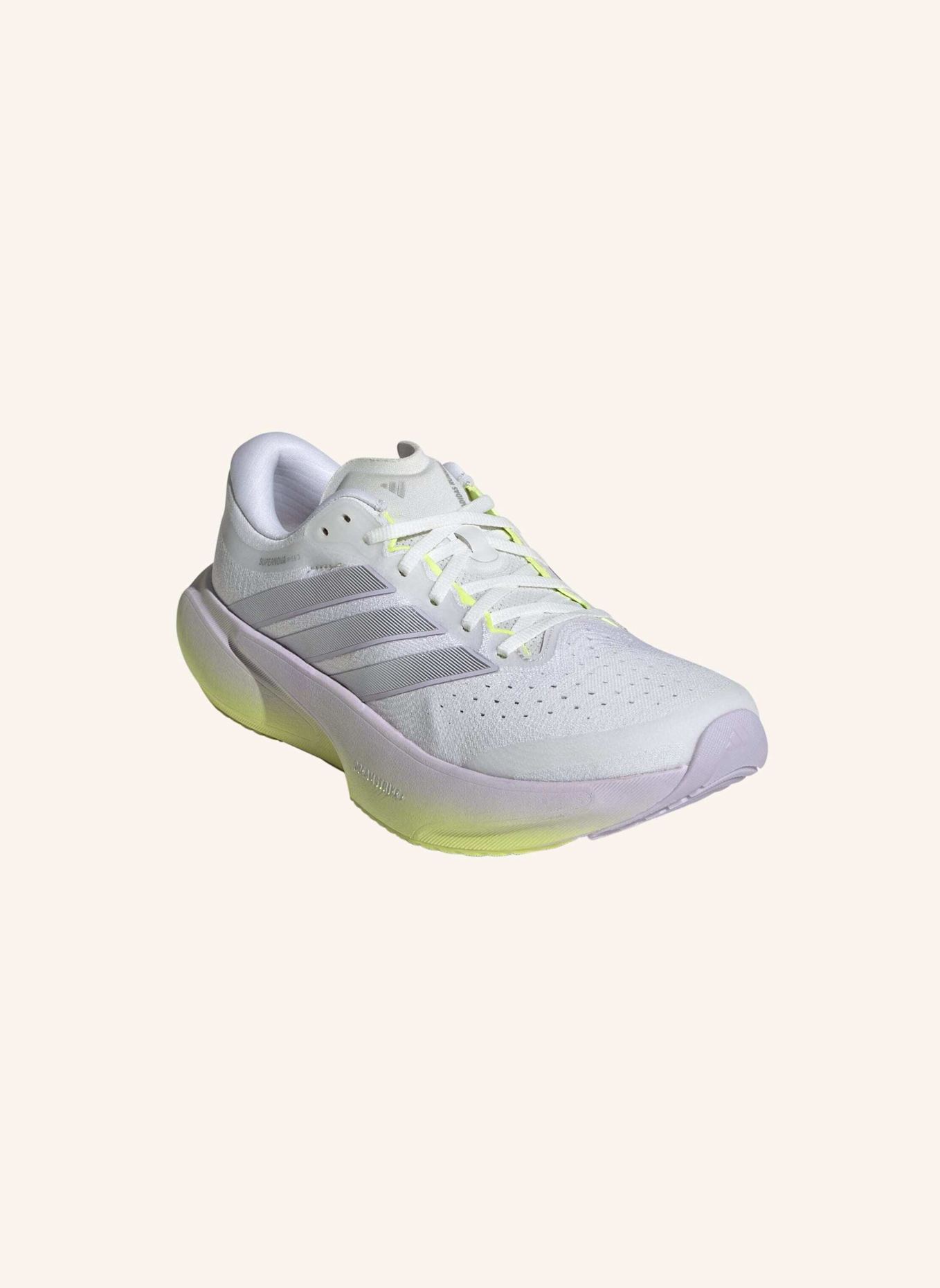 adidas Laufschuhe SUPERNOVA RISE 3: WEISS/ SILBER/ LILA