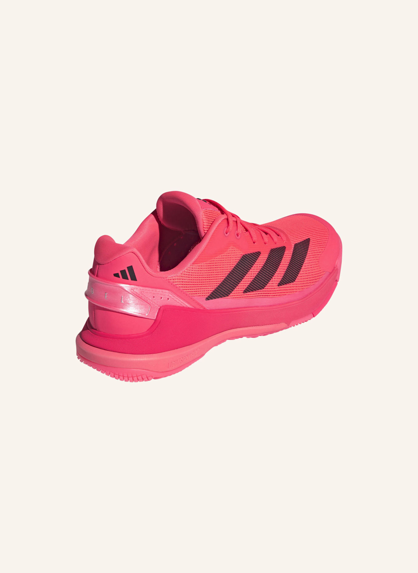 adidas CRAZYQUICK PADEL-SCHUH: SCHWARZ/ ROT