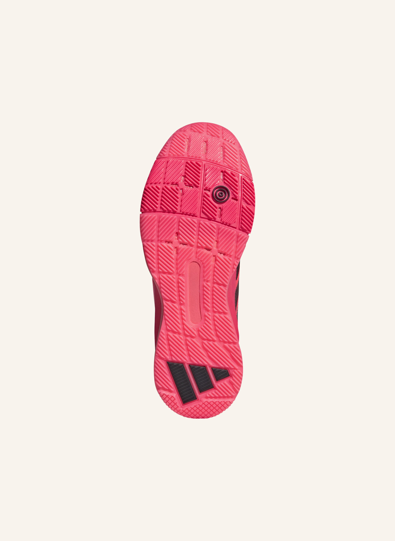 adidas CRAZYQUICK PADEL-SCHUH: SCHWARZ/ ROT